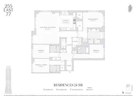 $8,600,000 | 255 East 77th Street, Unit 29B | Upper East Side