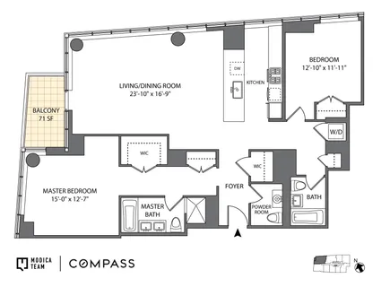 $11,995 | 2 Northside Piers, Unit 27P | Williamsburg