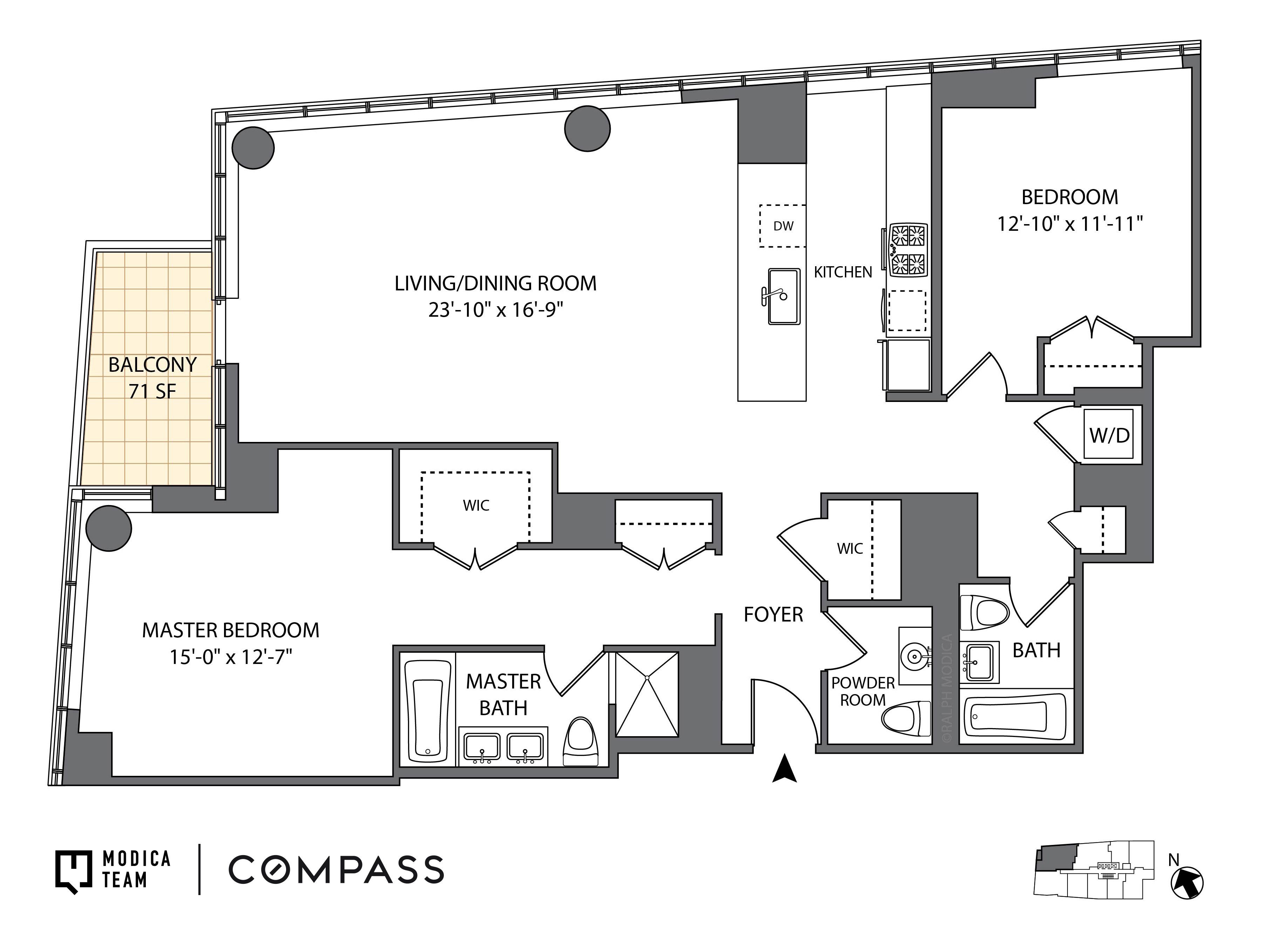 2 Northside Piers, Unit 27P Brooklyn, NY 11249 - Photo 19 of 19 a picture of a park