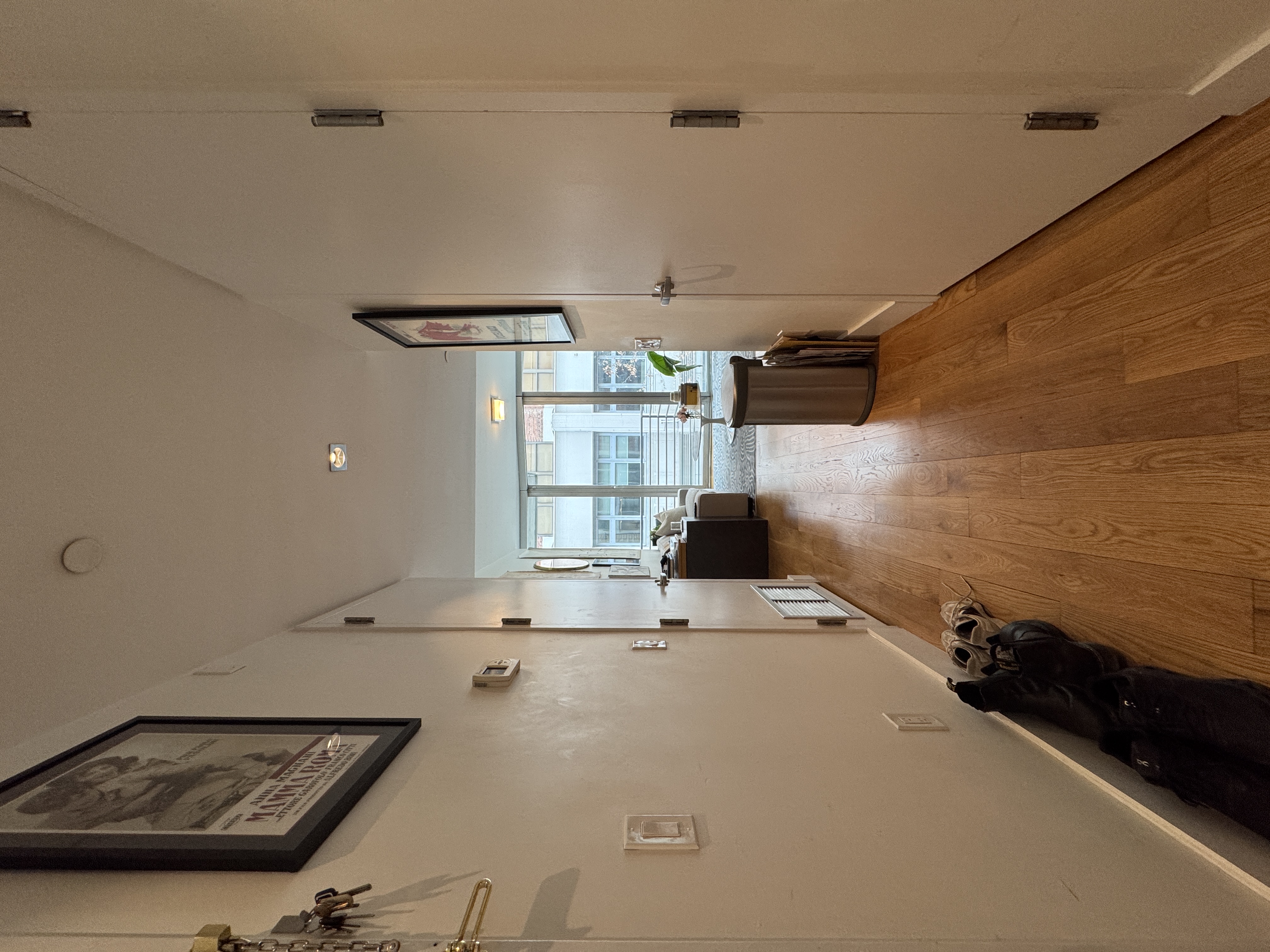 343 West 16th Street, Unit 3F Manhattan, NY 10011 - Photo 7 of 10 a view of a kitchen from the hallway