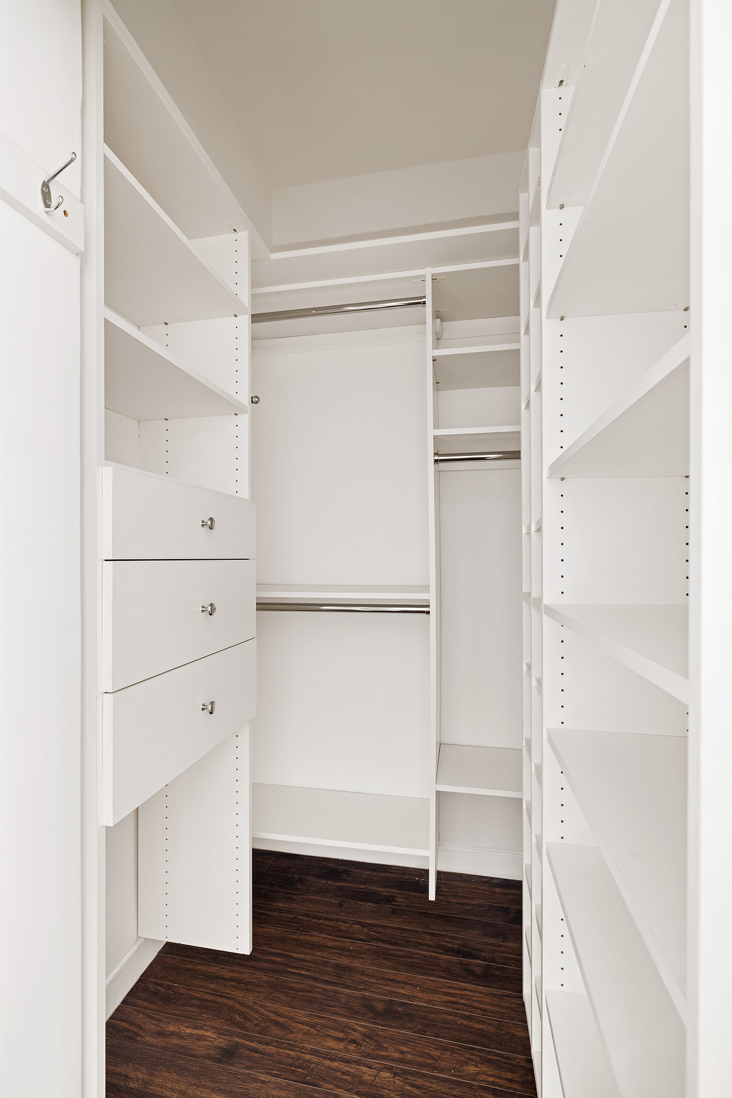 310 West End Avenue, Unit 2A Manhattan, NY 10023 - Photo 11 of 19 a view of walk in closet with wooden floor
