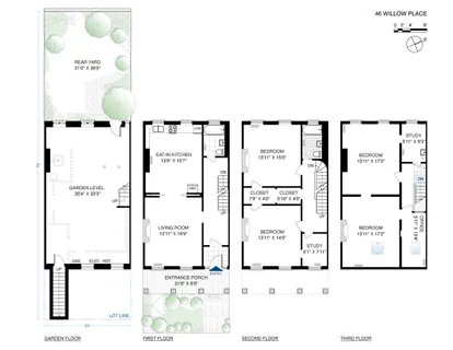 $3,450,000 | 46 Willow Place | Brooklyn Heights