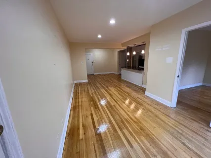 a view of wooden floor