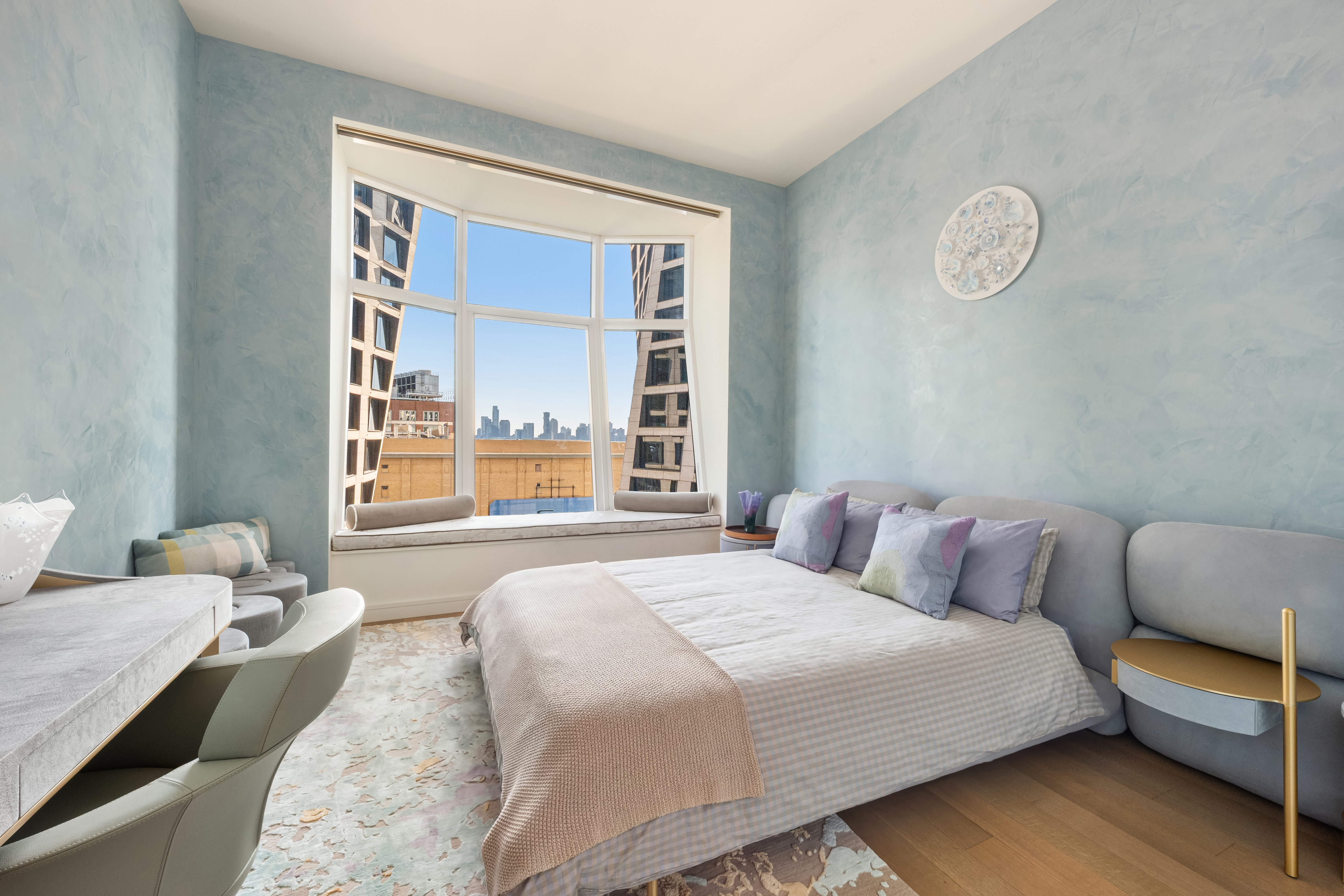 515 West 18th Street, Unit 1403 Manhattan, NY 10011 - Photo 6 of 21 a bedroom with a bed and a window