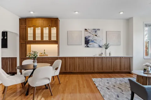 a room with a washer and dryer