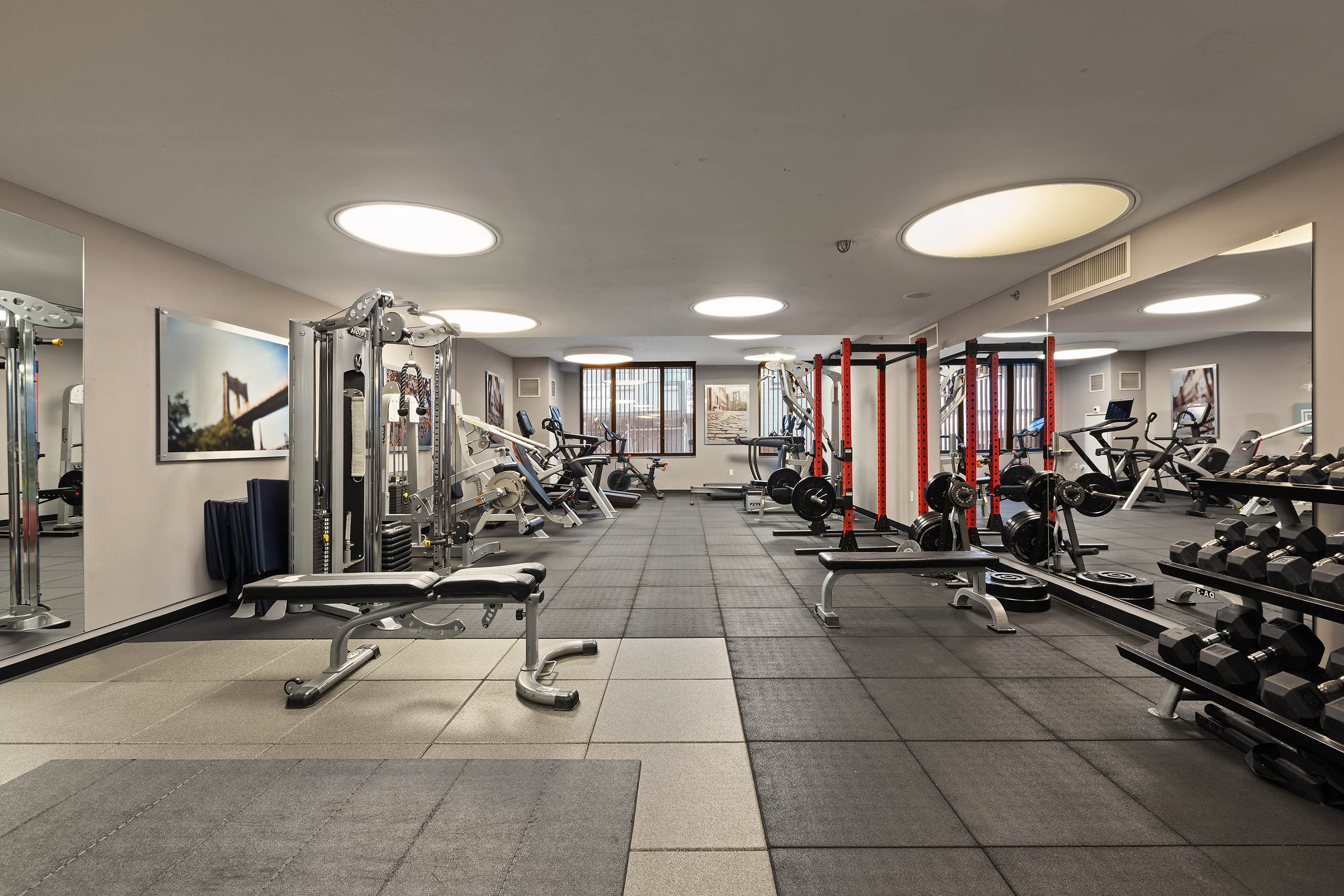 205 Water Street, Unit PHC Brooklyn, NY 11201 - Photo 12 of 14 a view of a room with gym equipment