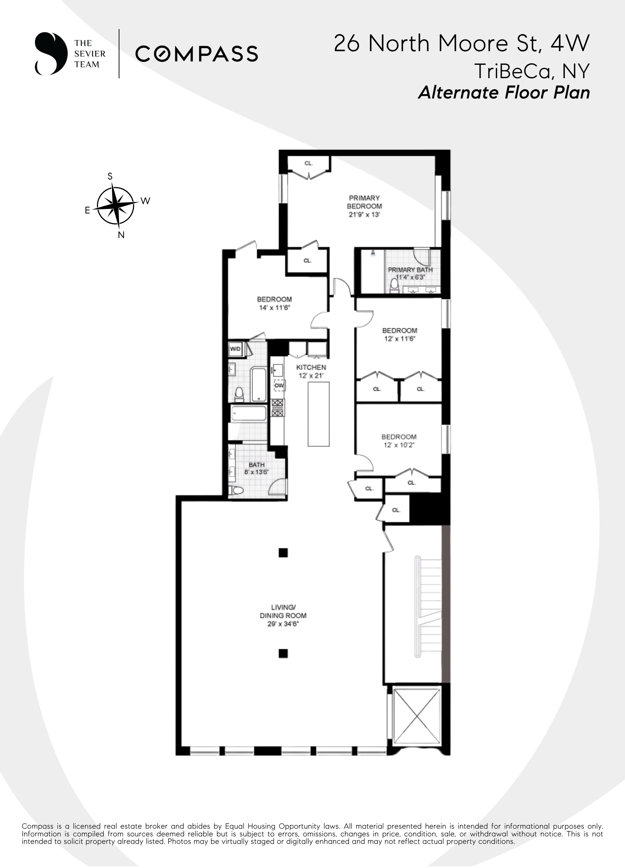 20-26 North Moore Street 4W Tribeca New York NY 10013