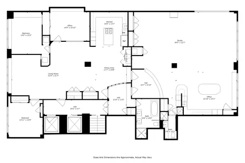 a picture of a bench in front of a white wall