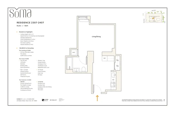 $6,595 | 25 Water Street, Unit 2414 | Financial District