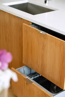 a close view of appliances