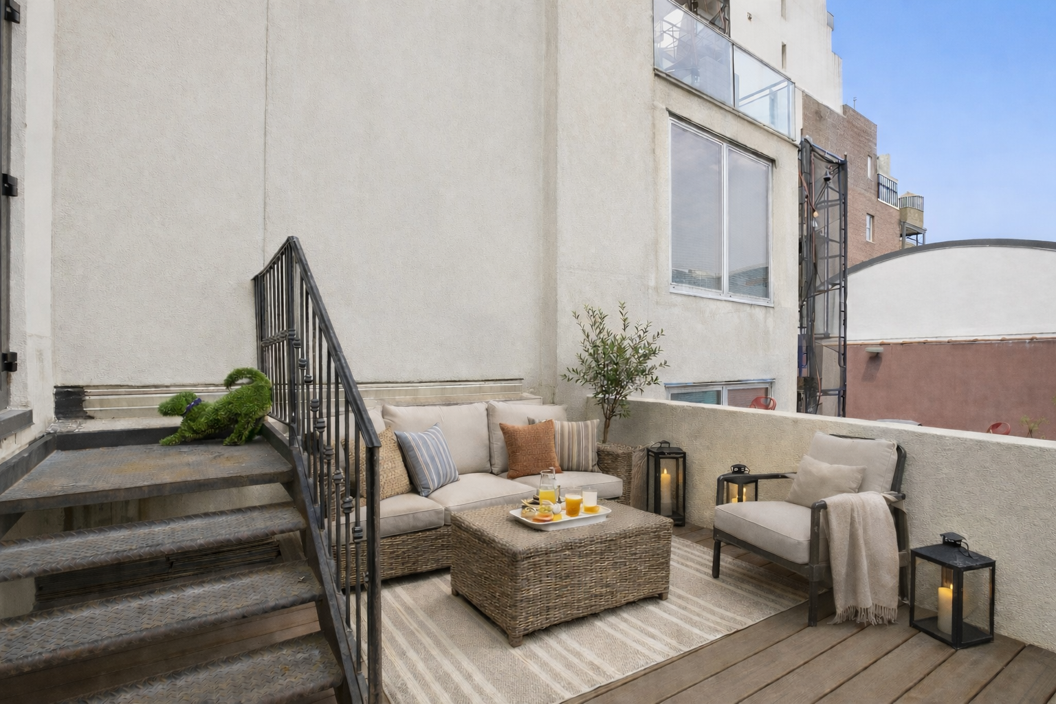 127 West 123rd Street Manhattan, NY 10027 - Photo 24 of 28 a living room with furniture