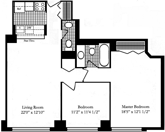 280 Park Avenue South, Unit 4D Manhattan, NY 10010 - Photo 13 of 13 a picture of a wall with a picture of a wall