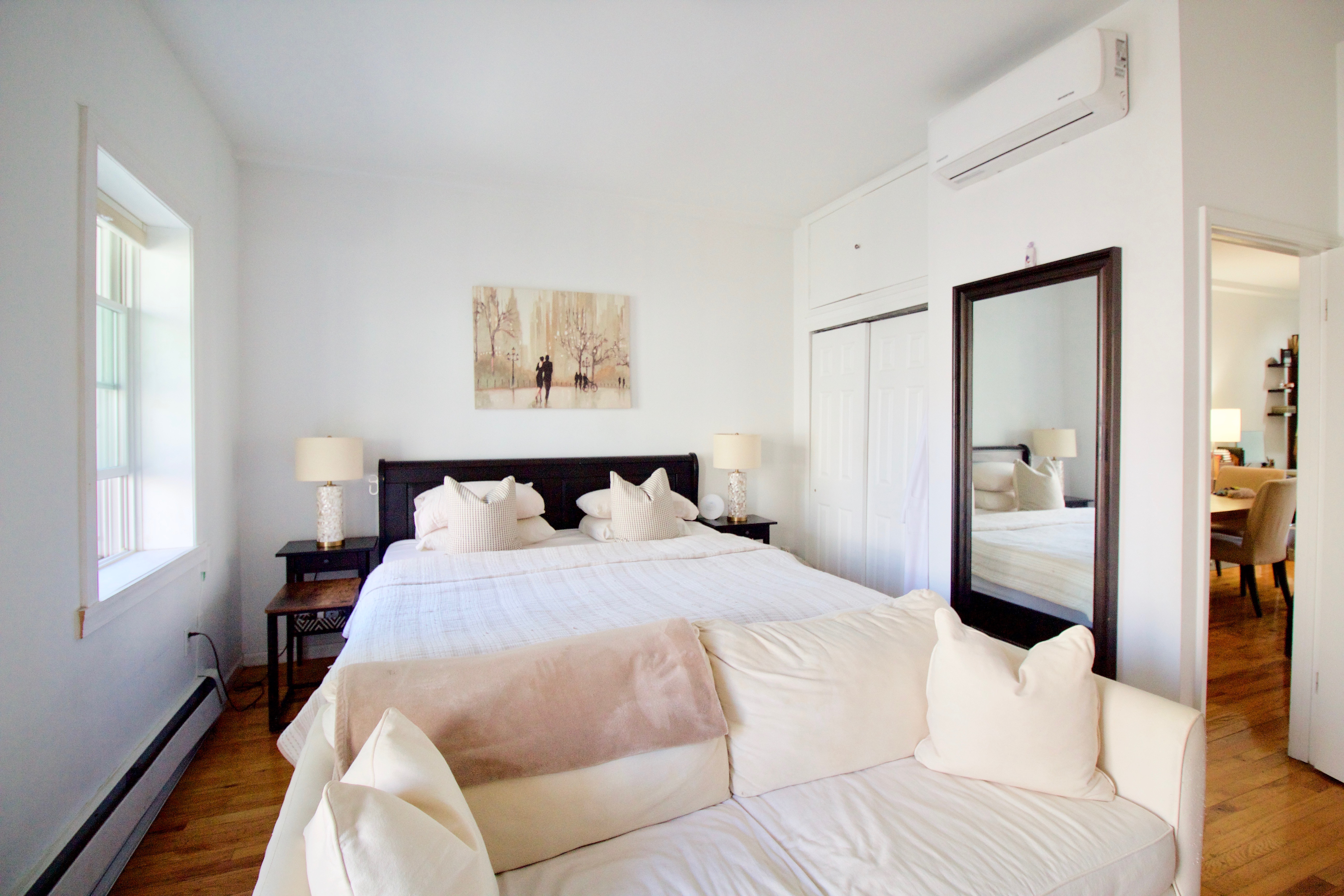 627 Baltic Street, Unit 2 Brooklyn, NY 11217 - Photo 22 of 32 a bedroom with a large bed and a couch
