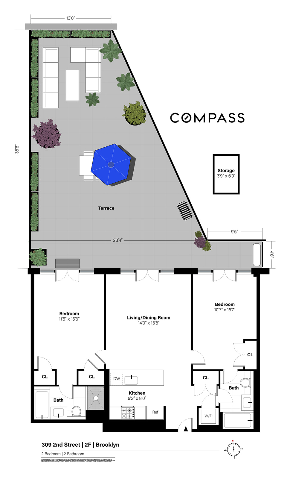 309 2nd Street, Unit 2F Brooklyn, NY 11215 - Photo 10 of 10