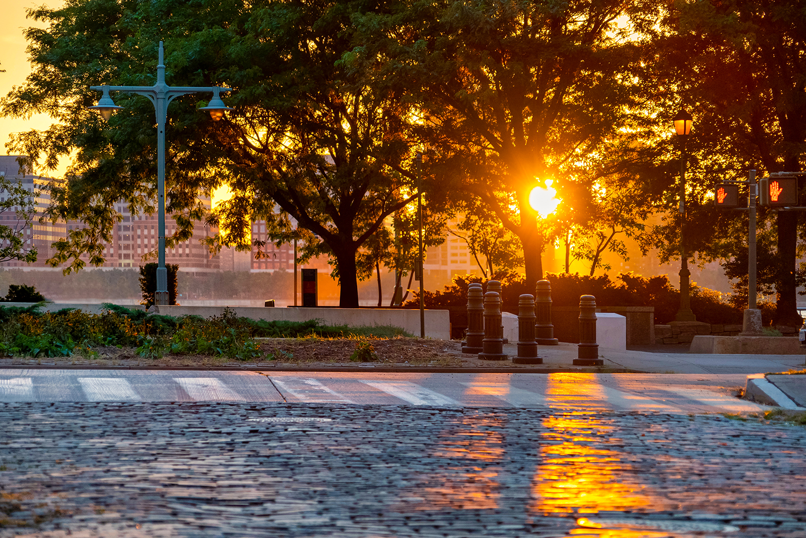 400 West 12th Street, Unit 3F Manhattan, NY 10014 - Photo 9 of 15 a view of a yard with large trees