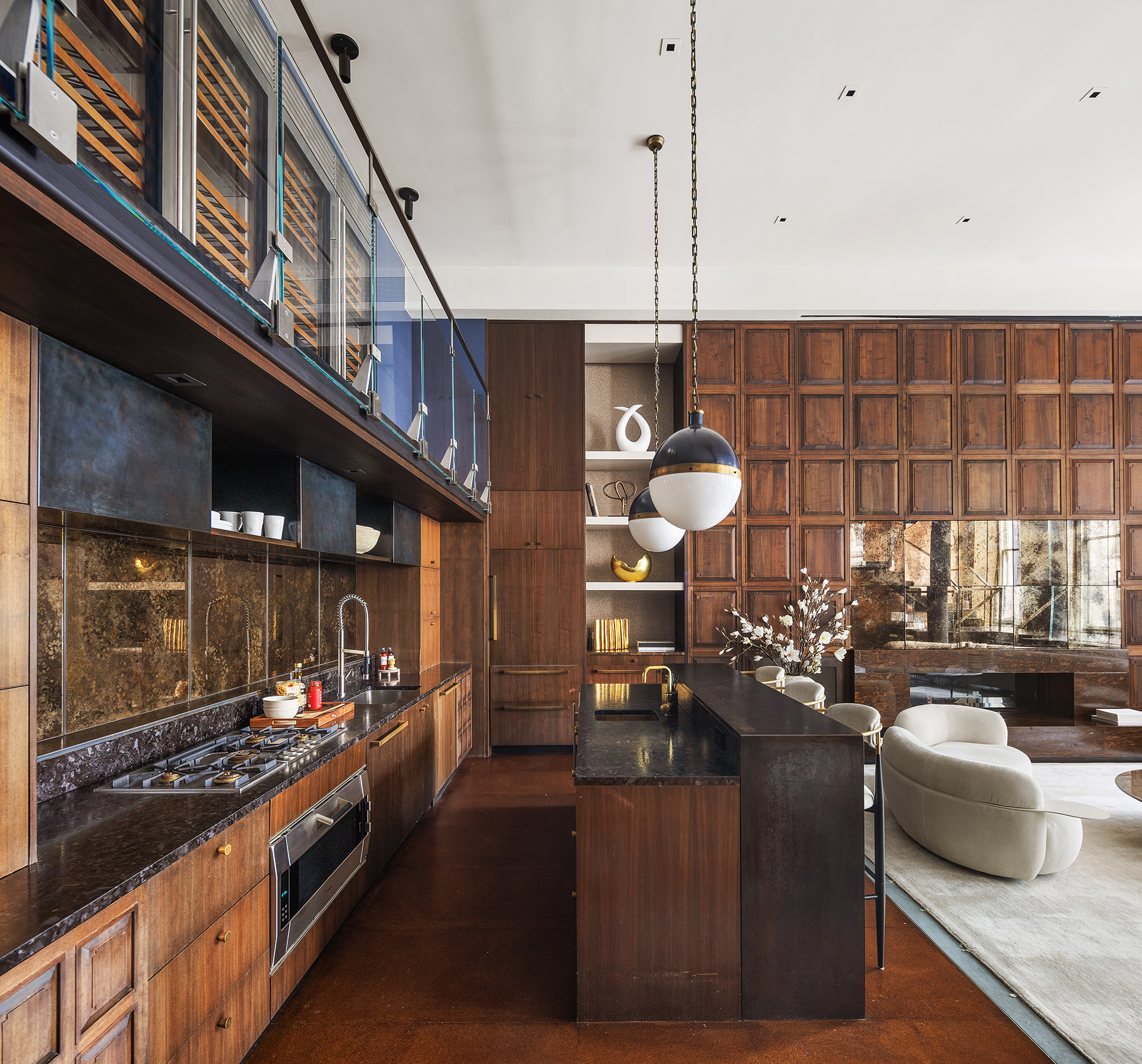 56 Crosby Street, Unit 2A Manhattan, NY 10012 - Photo 5 of 21 a kitchen with stove and cabinets