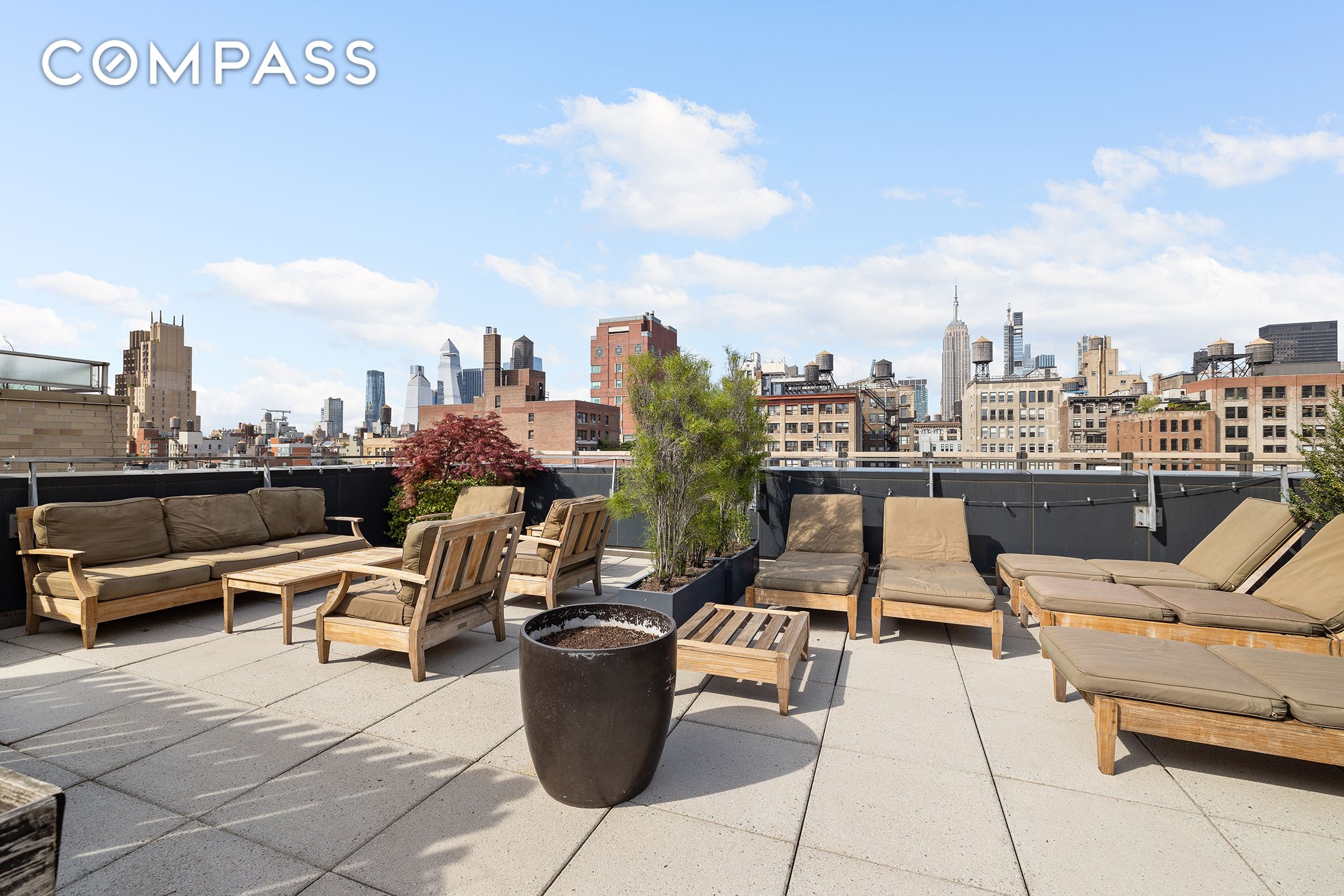 50 West 15th Street, Unit 2D Manhattan, NY 10011 - Photo 12 of 15 a view of a terrace with furniture