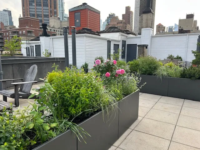 a view of outdoor space with seating area