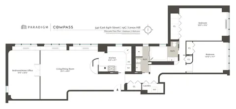 a picture of a floor plan