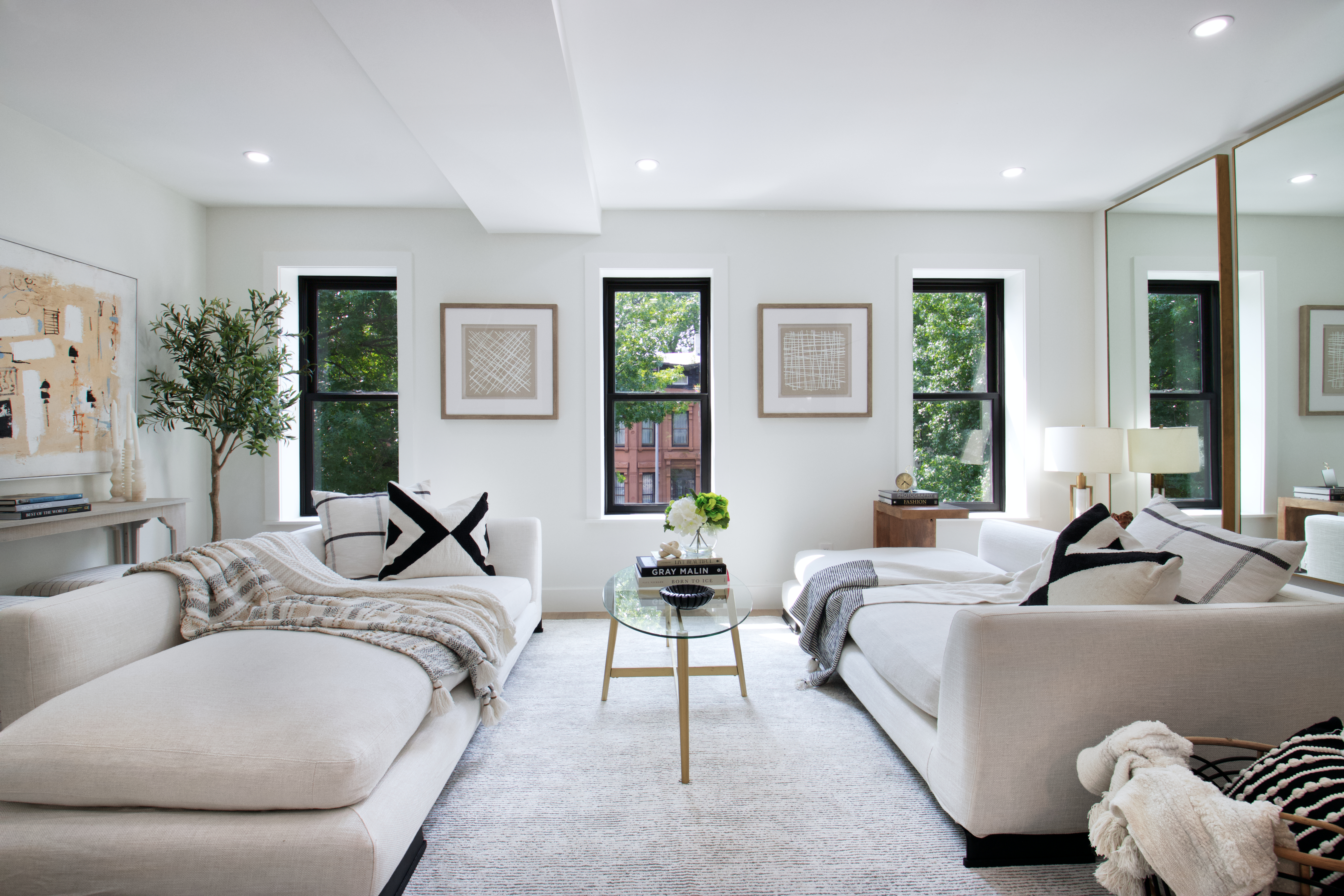 255 Macon Street Brooklyn, NY 11216 - Photo 20 of 36 a bedroom with bed and a couch