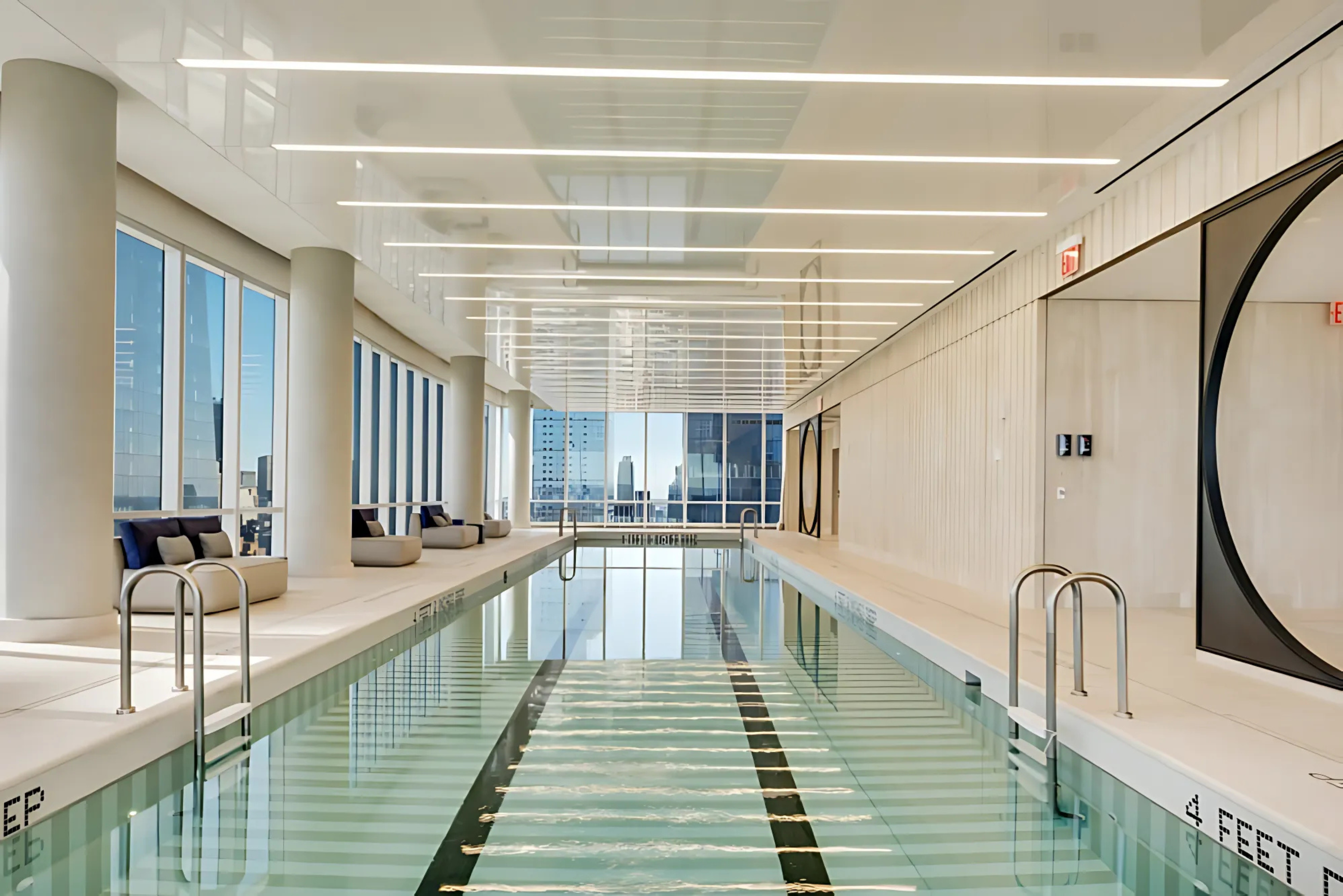 15 Hudson Yards, Unit PH83D Manhattan, NY 10001 - Photo 13 of 20 a view of a living room and balcony with furniture