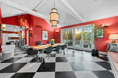 a picture of a wall with a white wall and a painting