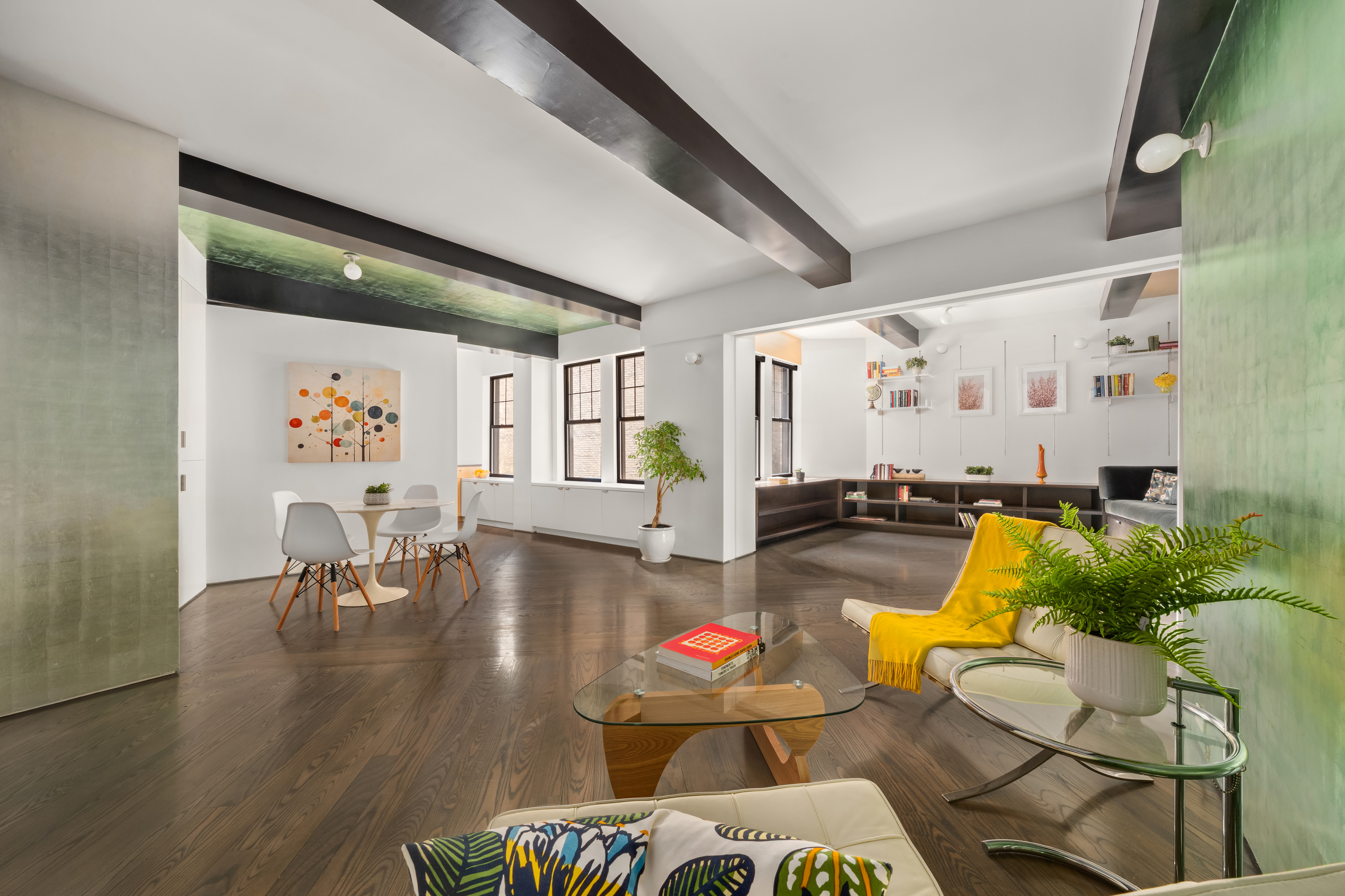 170 2nd Avenue, Unit 5A Manhattan, NY 10003 - Photo 3 of 12 a living room with furniture and wooden floor