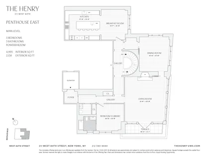 $27,000,000 | 211 West 84th Street, Unit PHEAST | Upper West Side