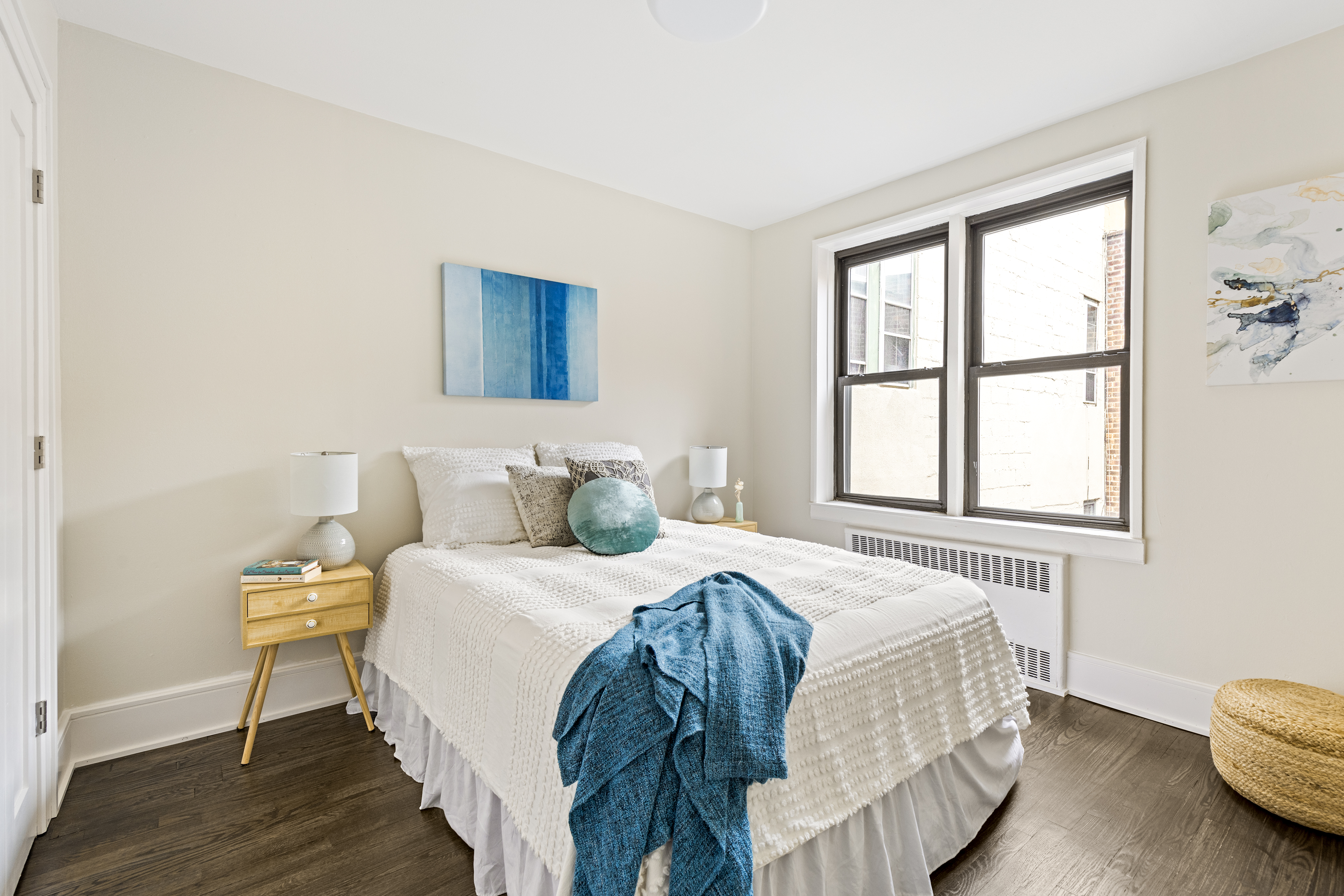 160 Ocean Parkway, Unit 6C Brooklyn, NY 11218 - Photo 6 of 9 a bedroom with a bed and a window