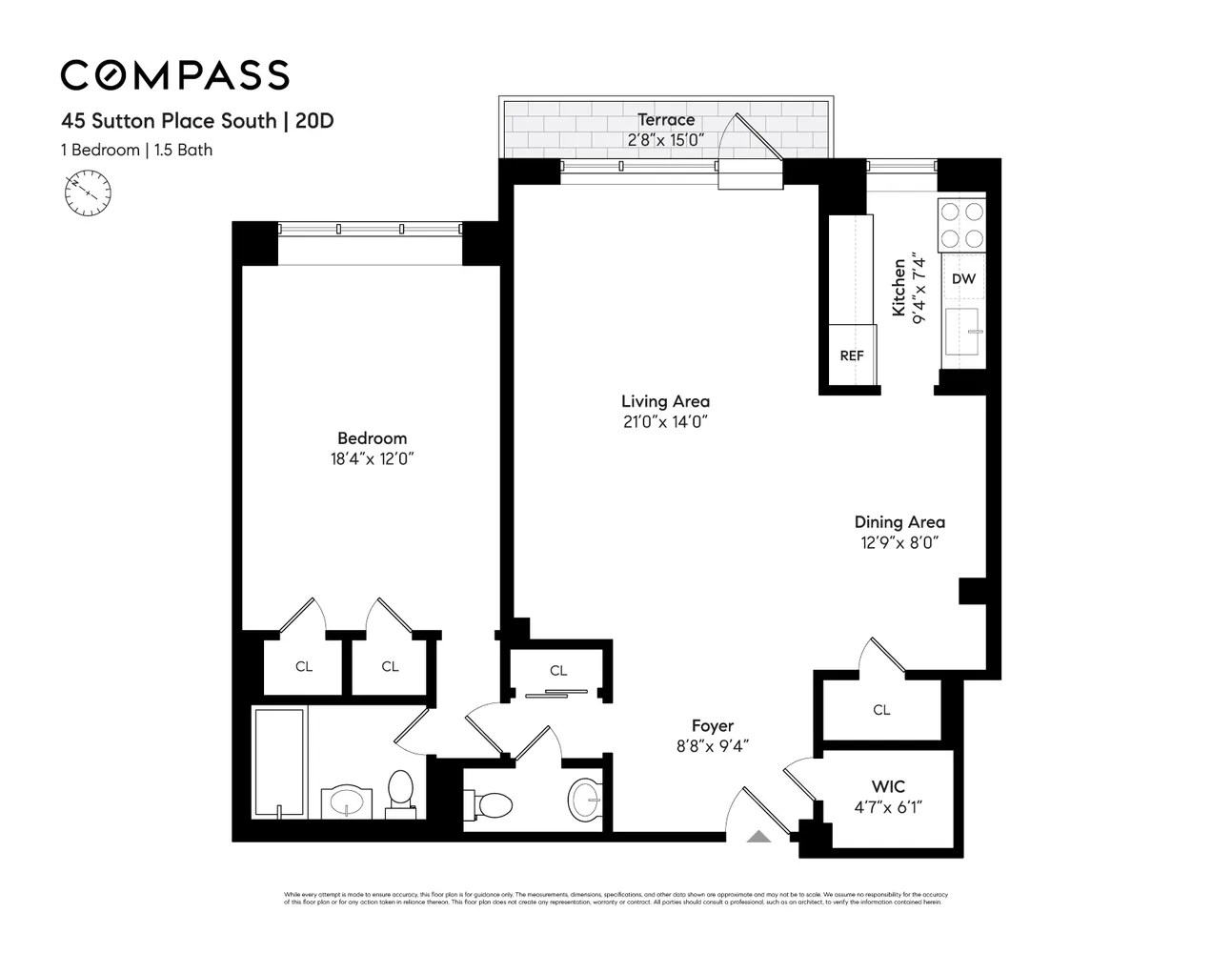 $825,000 | 45 Sutton Place South, Unit 20D | Sutton Place