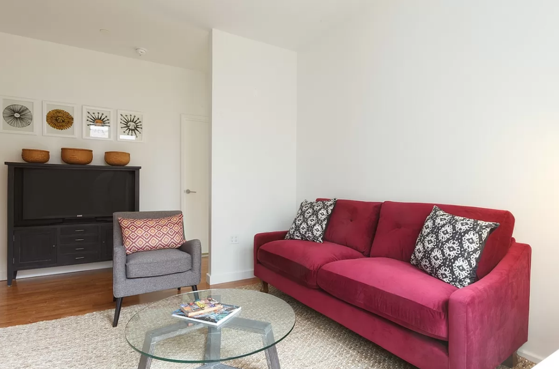 22 Caton Place, Unit 4H Brooklyn, NY 11218 - Photo 6 of 20 a living room with furniture and a couch