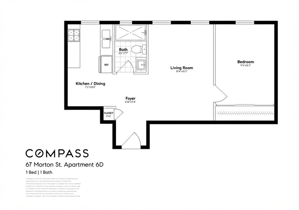 67 Morton Street 6D W. Greenwich Village New York NY 10014