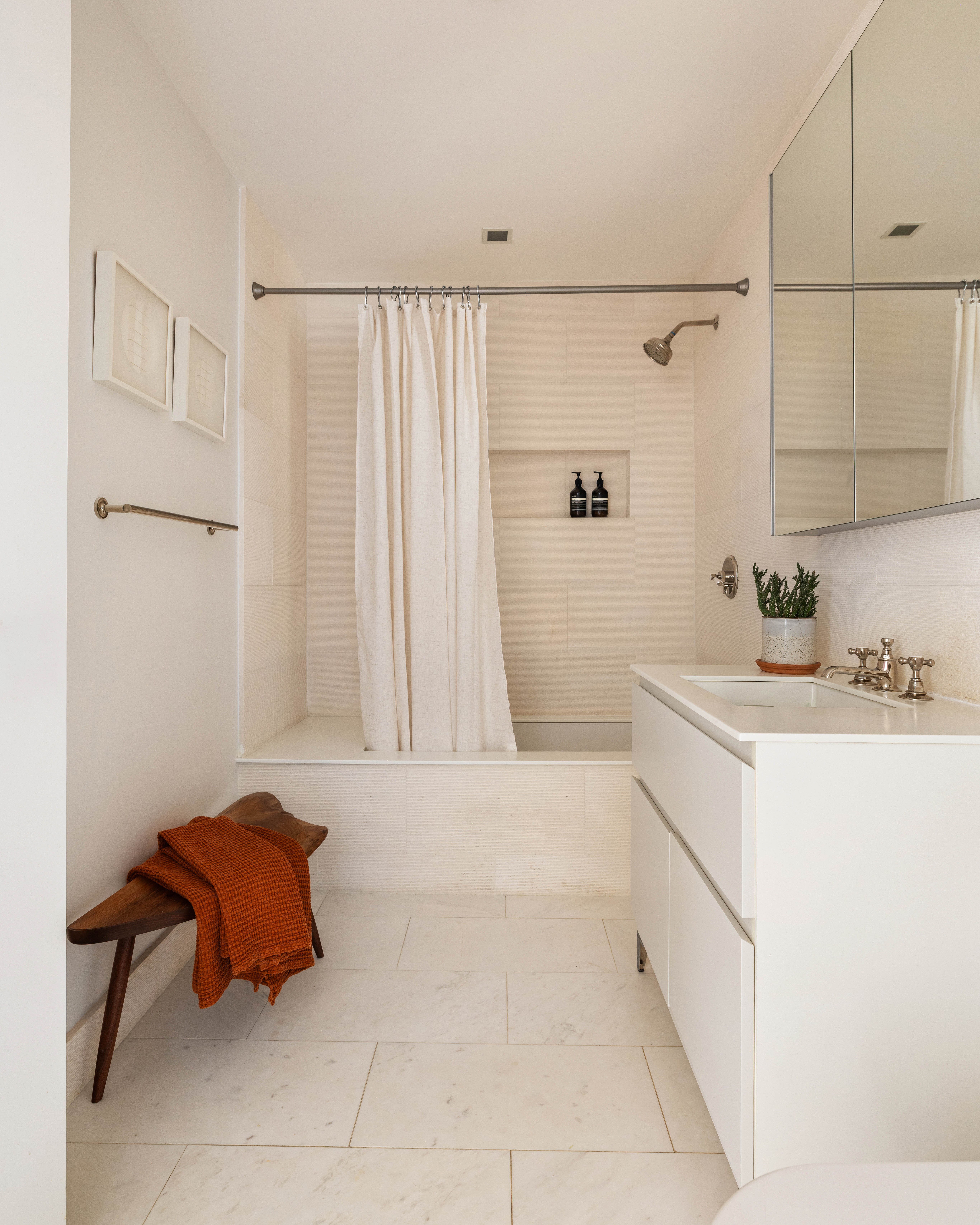 280 Saint Marks Avenue, Unit PHG Brooklyn, NY 11238 - Photo 11 of 14 a bathroom with a bathtub and shower
