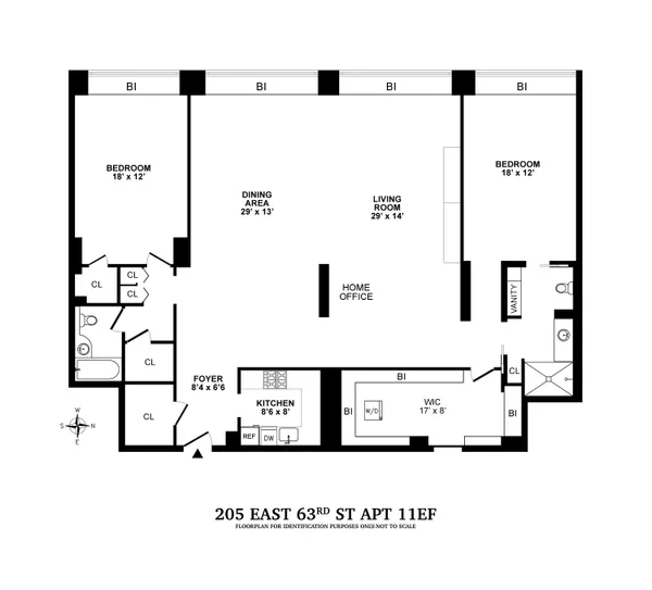 $799,000 | 205 East 63rd Street, Unit 11E | Lenox Hill