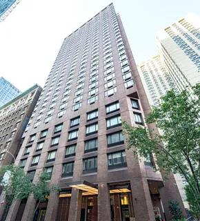 a view of a large building