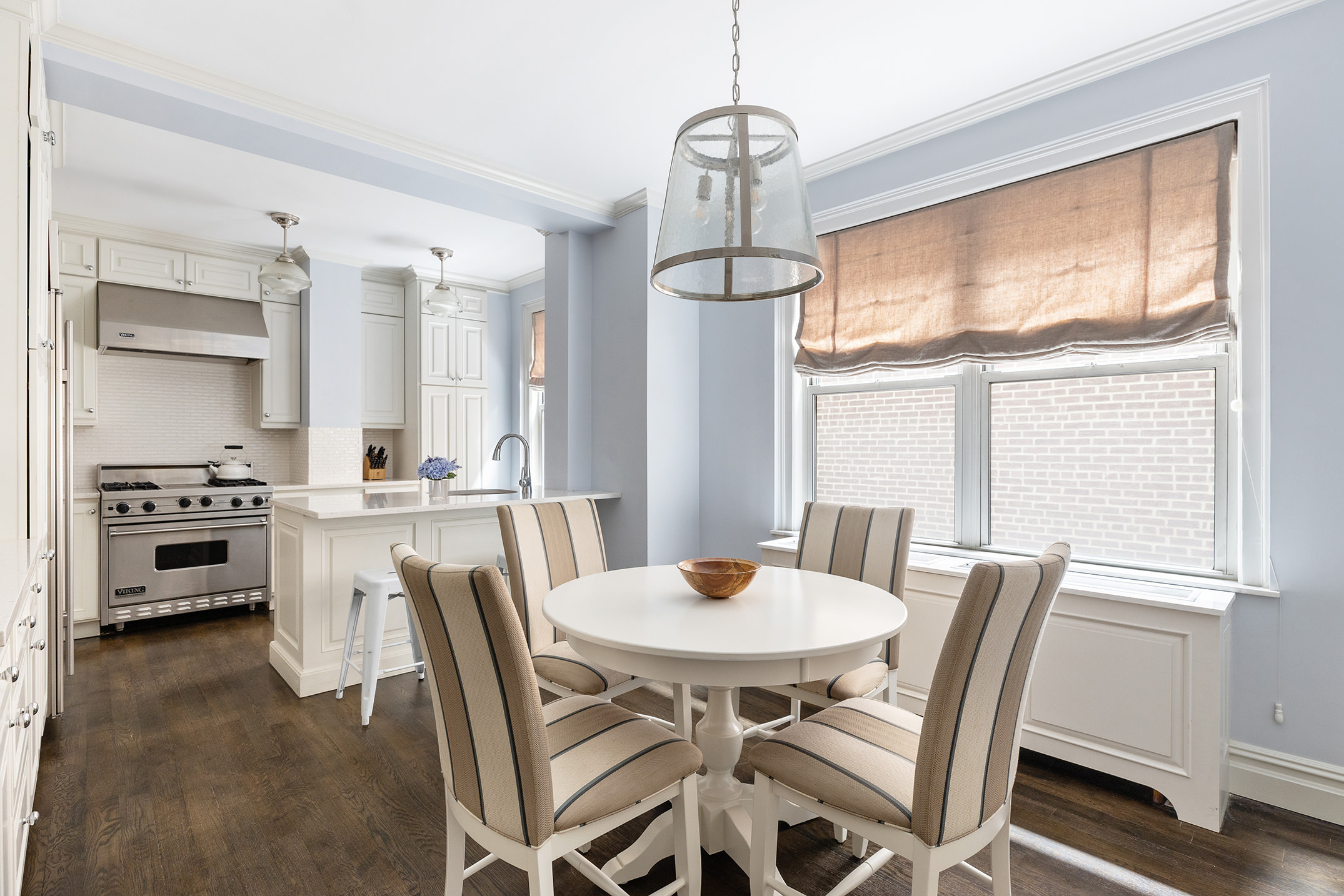 174 West 76th Street, Unit 4GH Manhattan, NY 10023 - Photo 4 of 16 a view of a dining room with furniture window and wooden floor