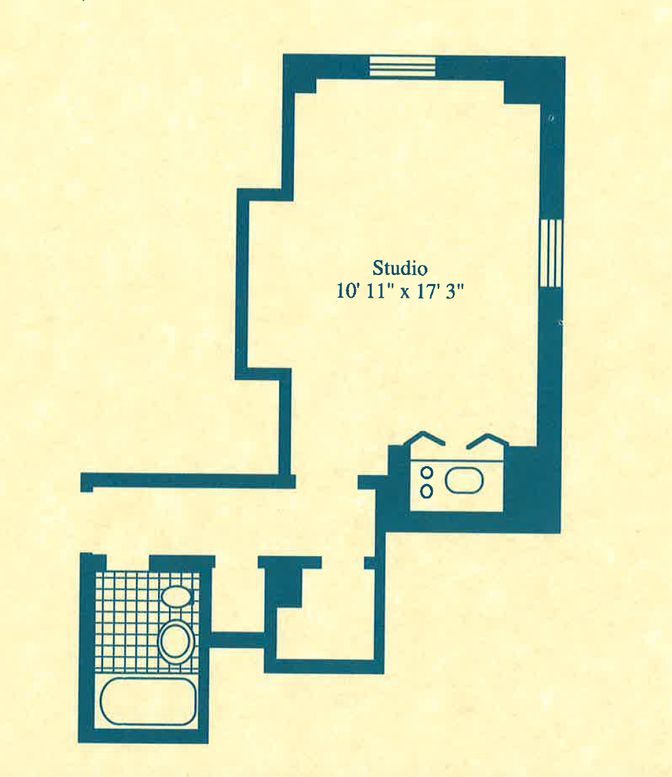 5 Tudor City Place, Unit 536 Manhattan, NY 10017 - Photo 14 of 14 a sign that is on a wall