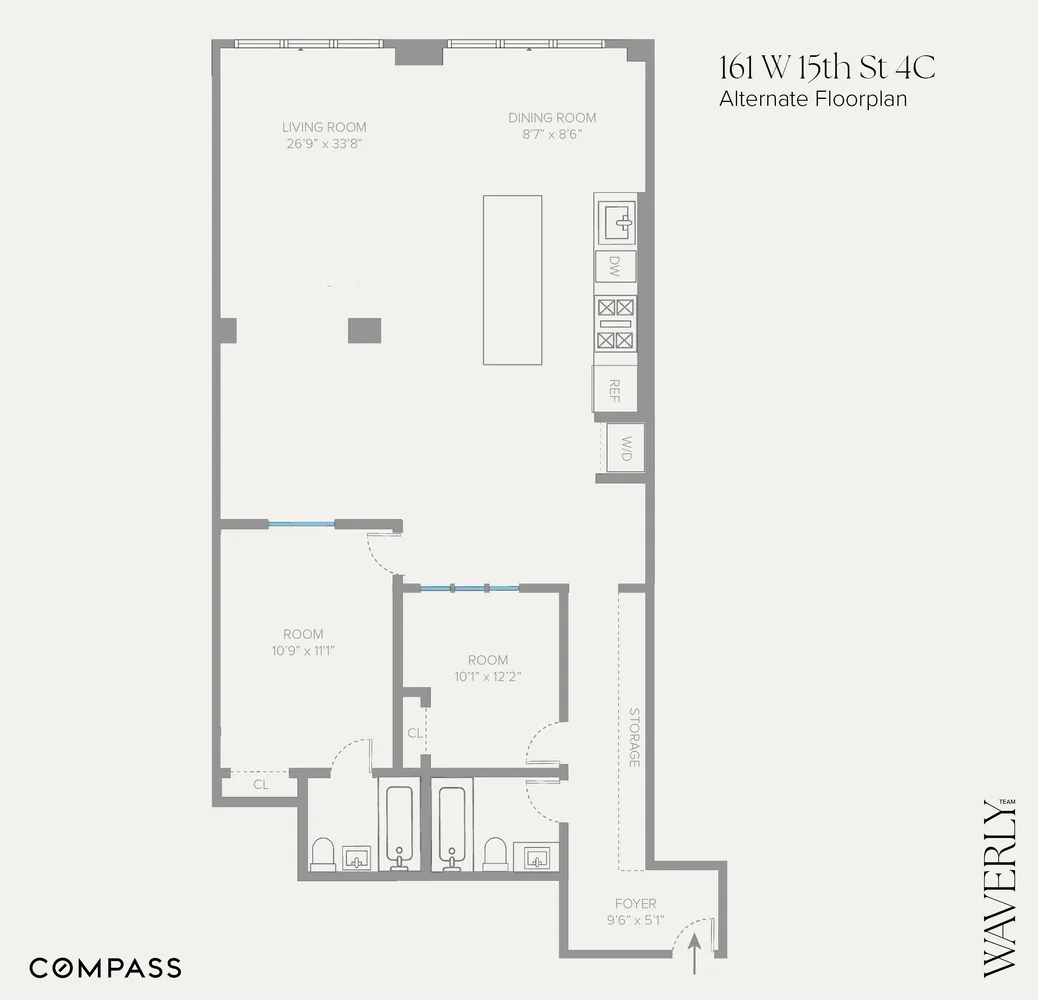 $1,725,000 | 161 West 15th Street, Unit 4C | Chelsea