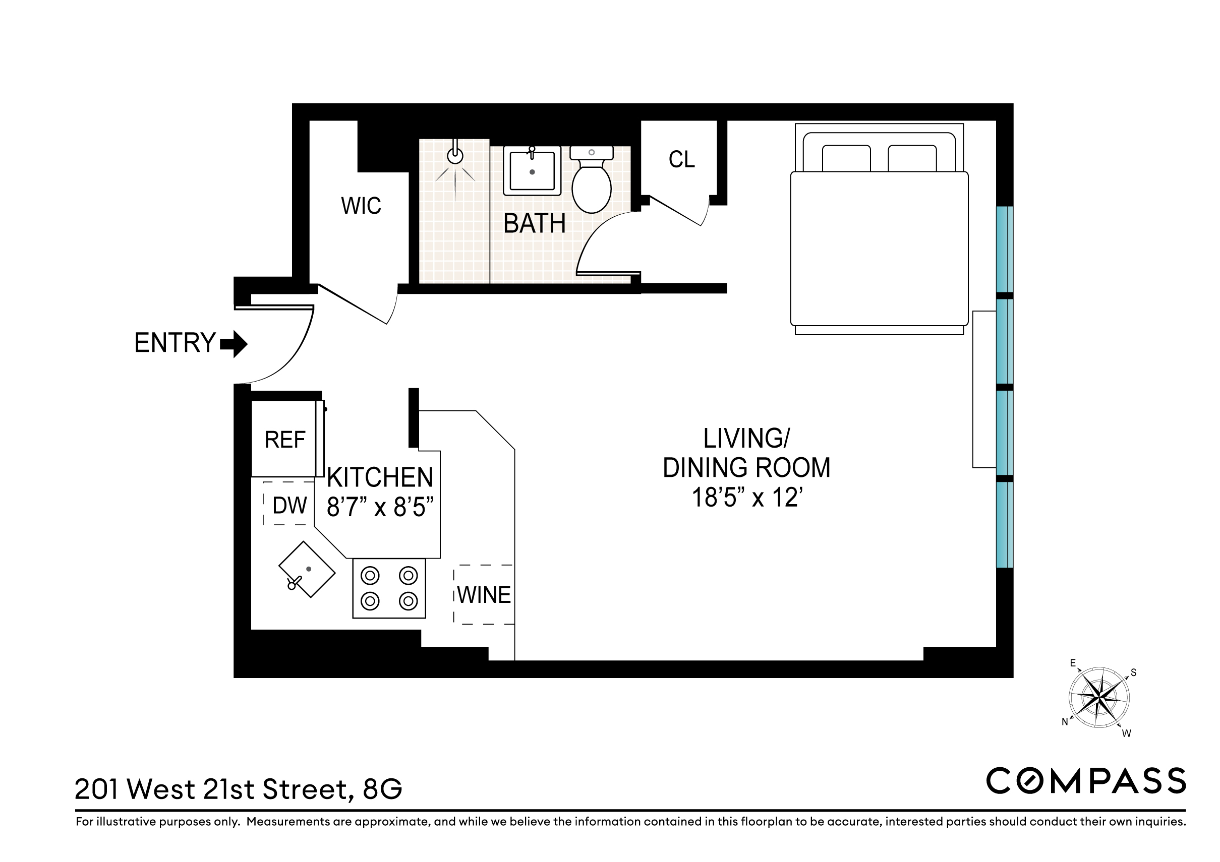 201 West 21st Street, Unit 8G Manhattan, NY 10011 - Photo 8 of 8