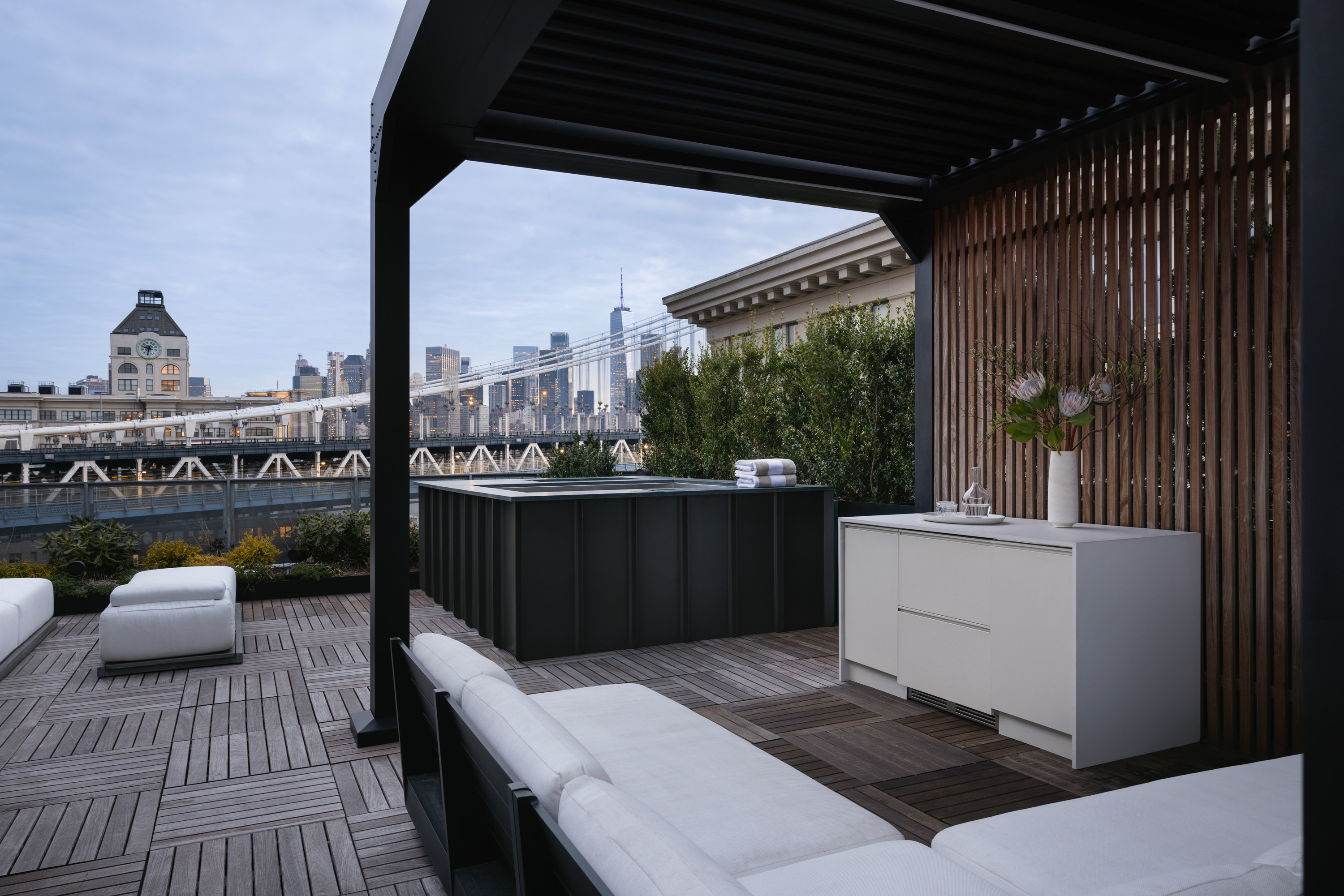 168 Plymouth Street, Unit PHA Brooklyn, NY 11201 - Photo 10 of 21 a view of roof deck with couches