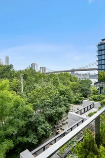 a view of a city from a terrace