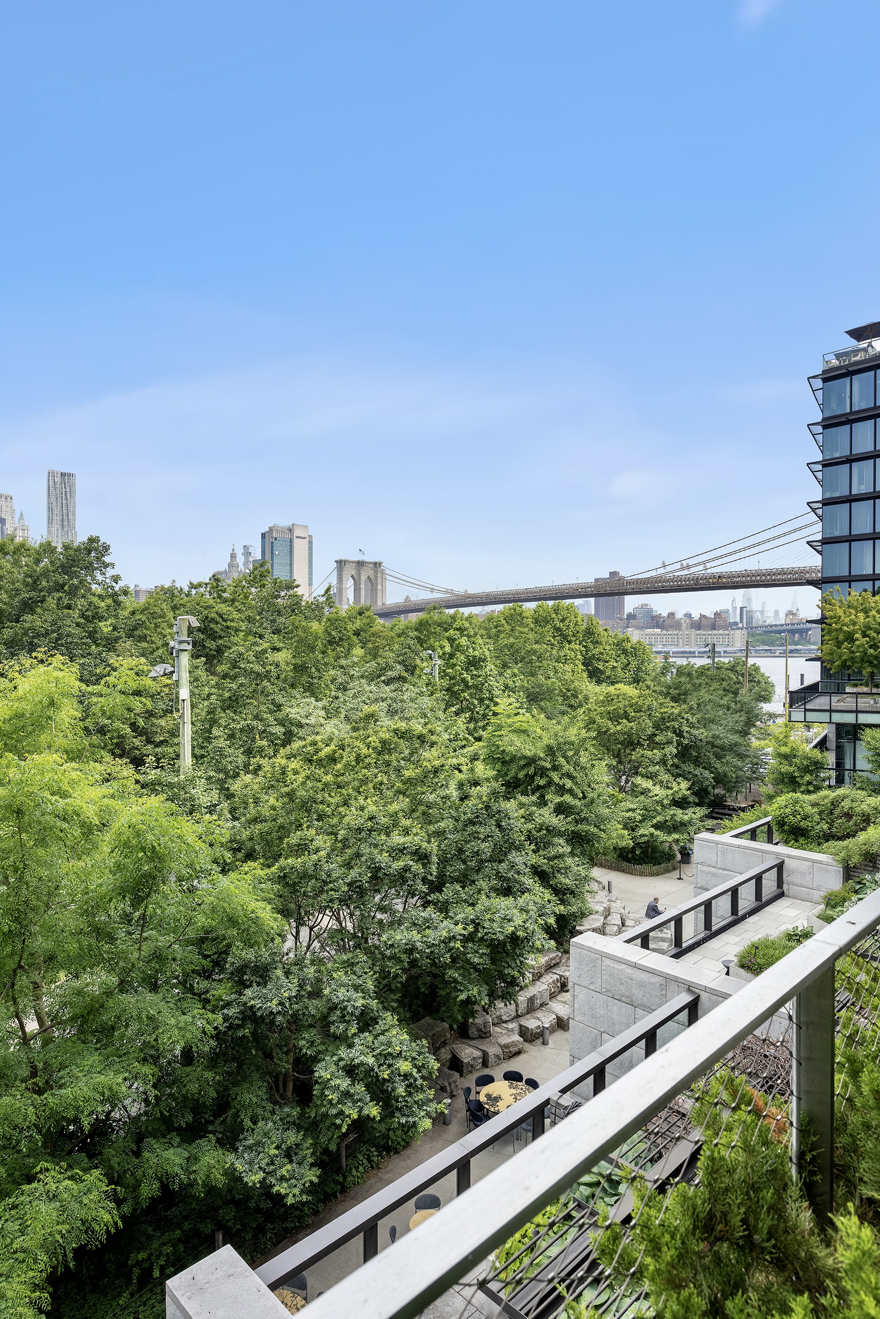 90 Furman Street, Unit N510 Brooklyn, NY 11201 - Photo 5 of 31 a view of a city from a terrace