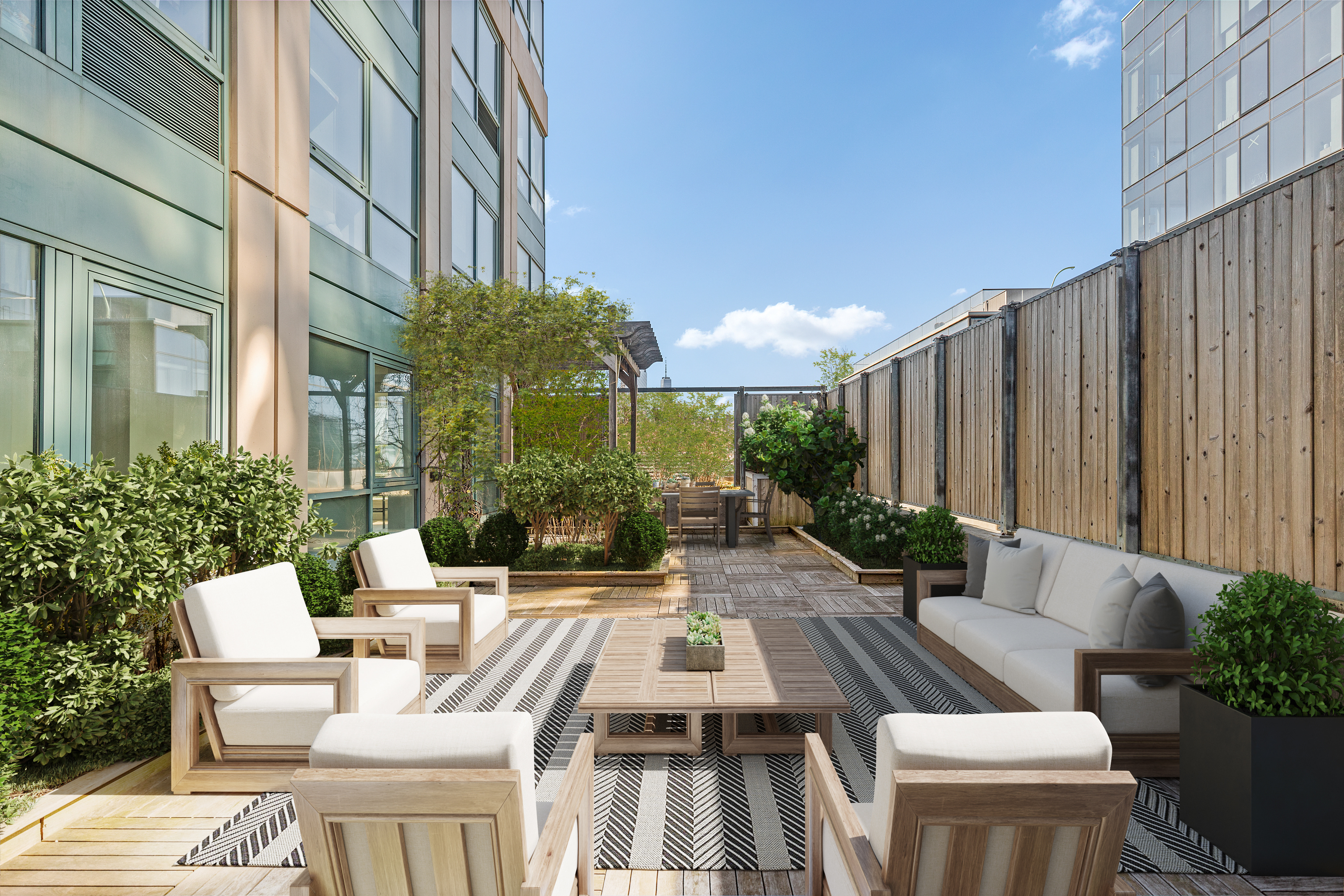 440 Kent Avenue, Unit 1B Brooklyn, NY 11249 - Photo 15 of 20 a view of outdoor space yard and patio