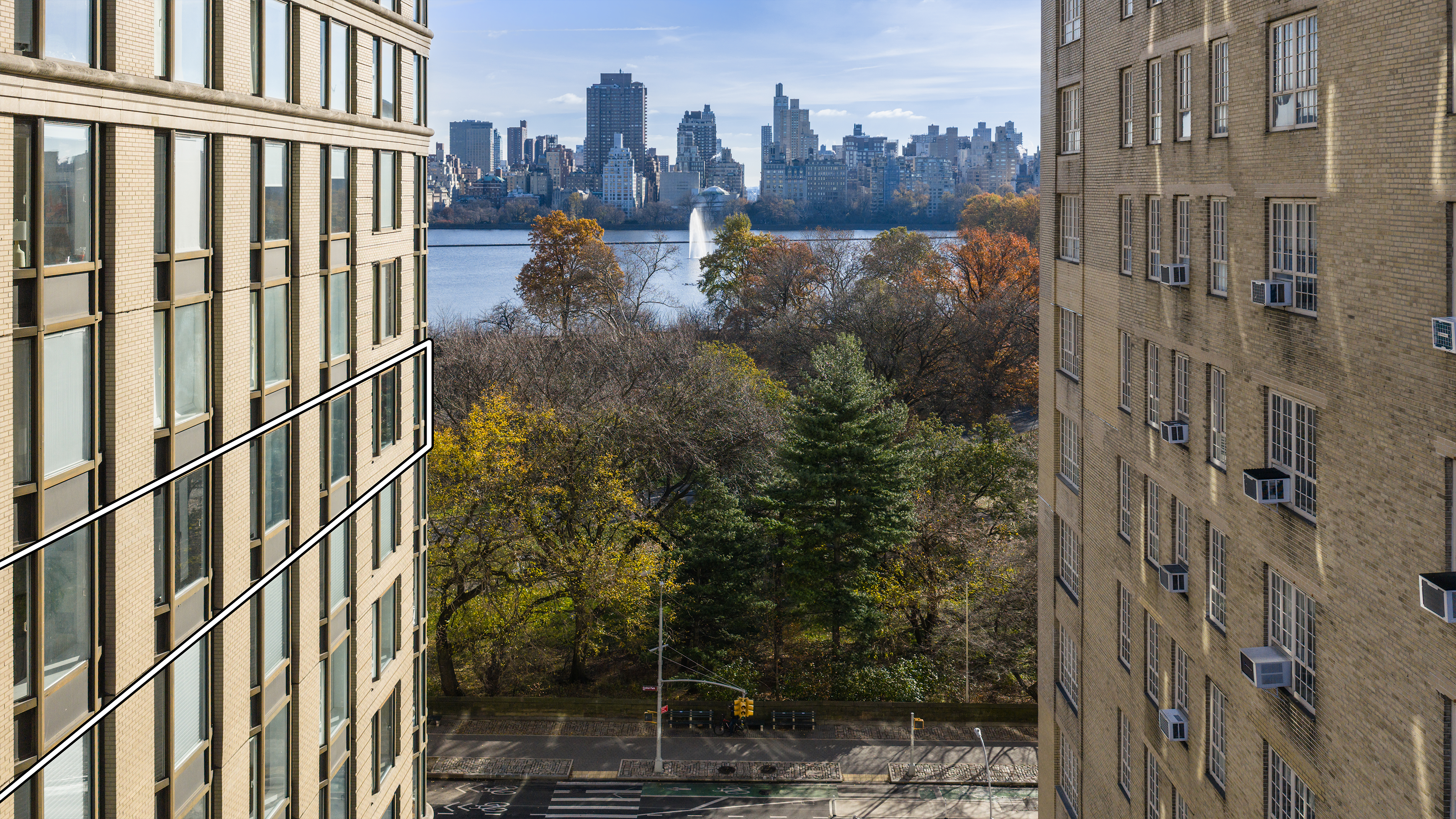 279 Central Park West, Unit 8BC Manhattan, NY 10024 - Photo 2 of 20 a view of a city from a building