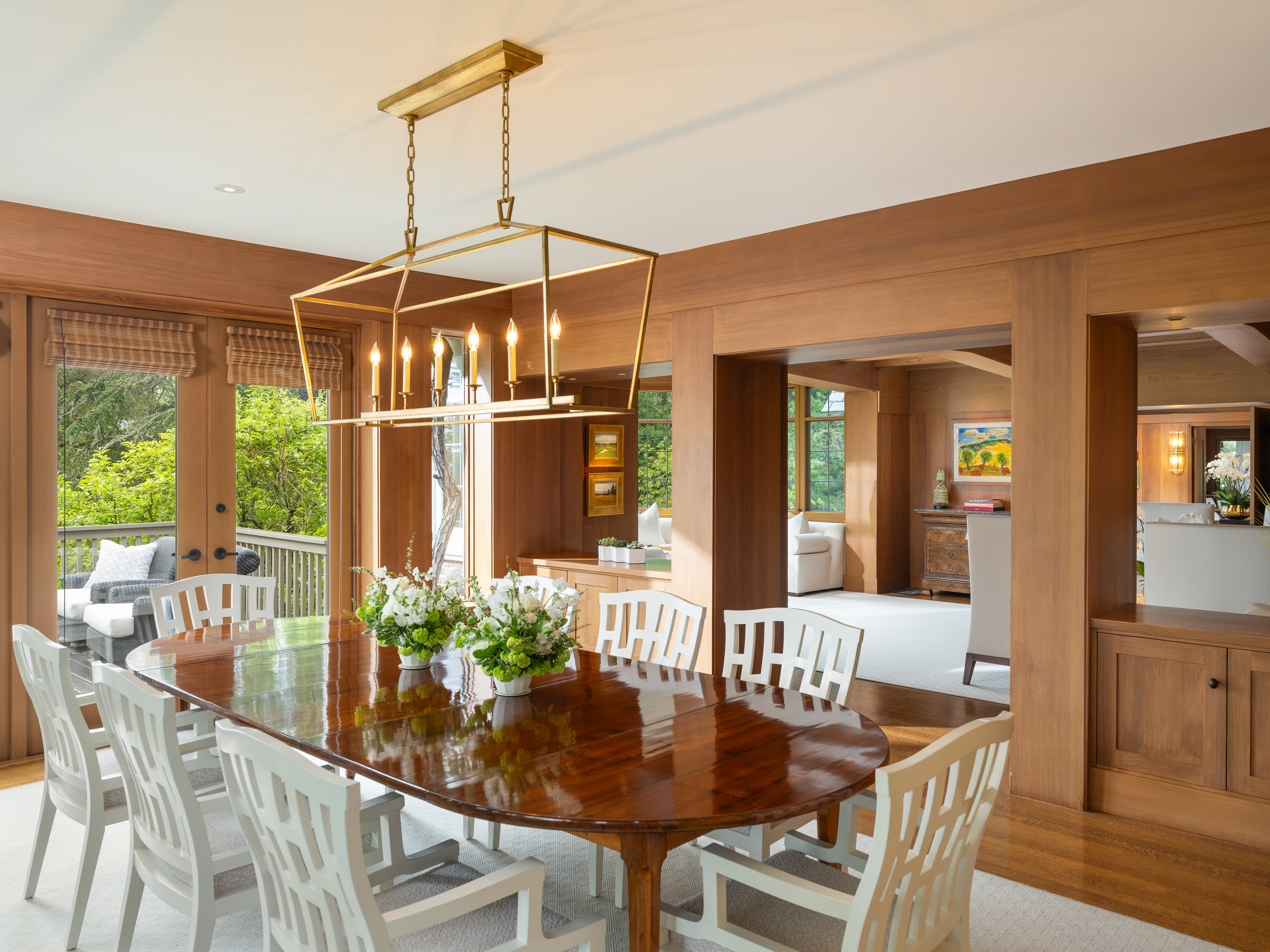 37 Upper Road Ross, CA 94957 - Photo 11 of 68 a dining room with furniture window and wooden floor