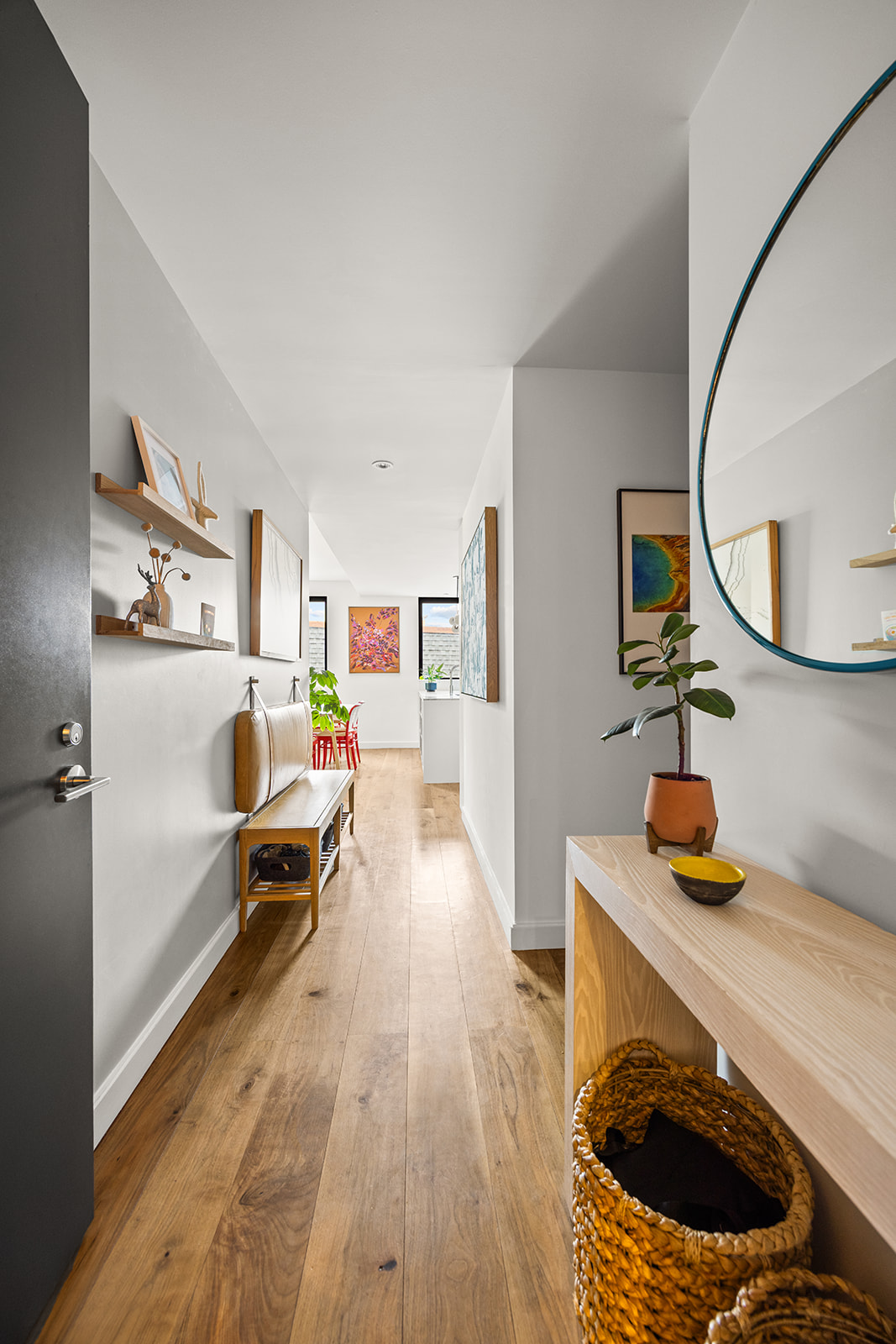 305 23rd Street, Unit 3W Brooklyn, NY 11215 - Photo 13 of 21 a bedroom with furniture and a wooden floor
