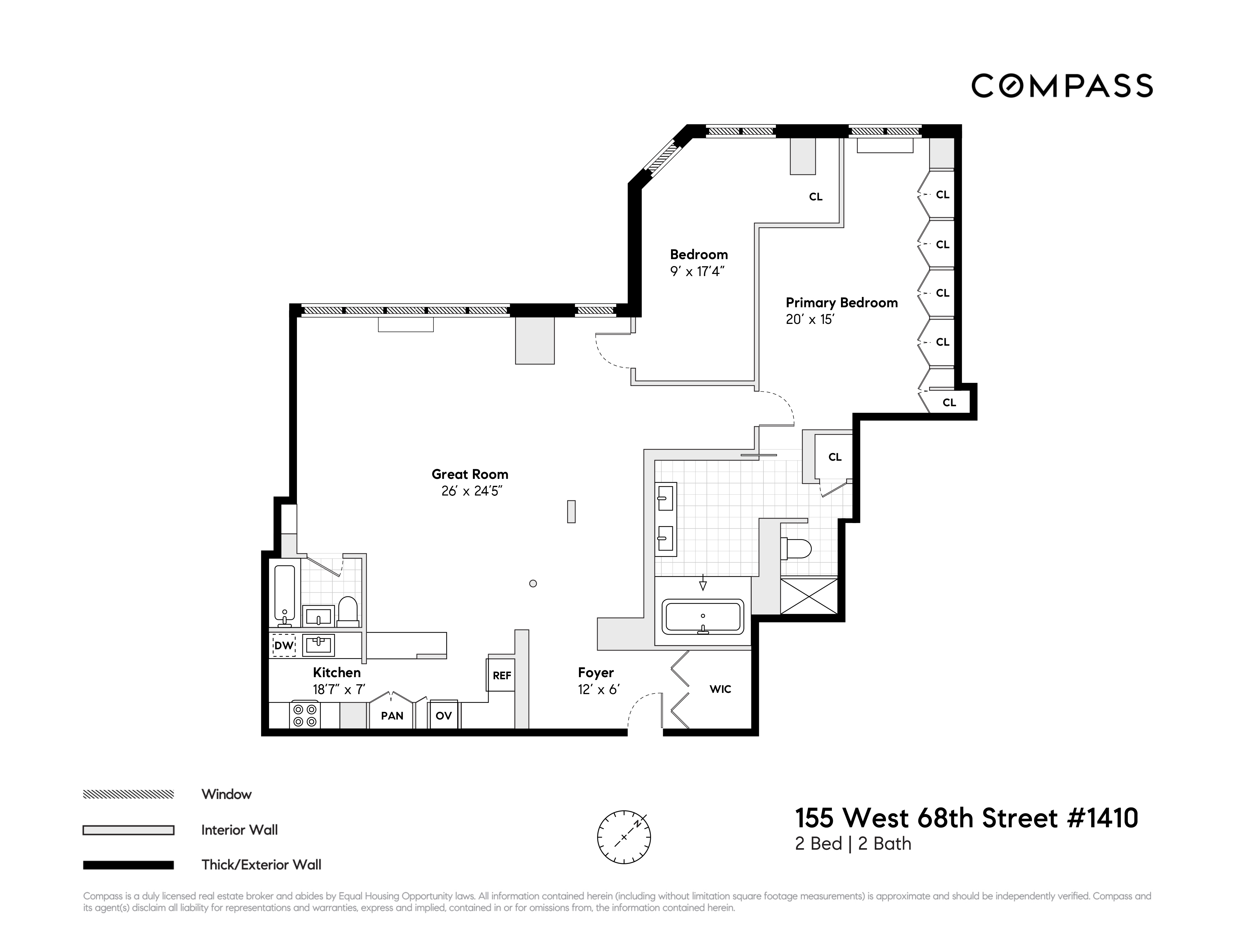 155 West 68th Street, Unit 1410 Manhattan, NY 10023 - Photo 11 of 11