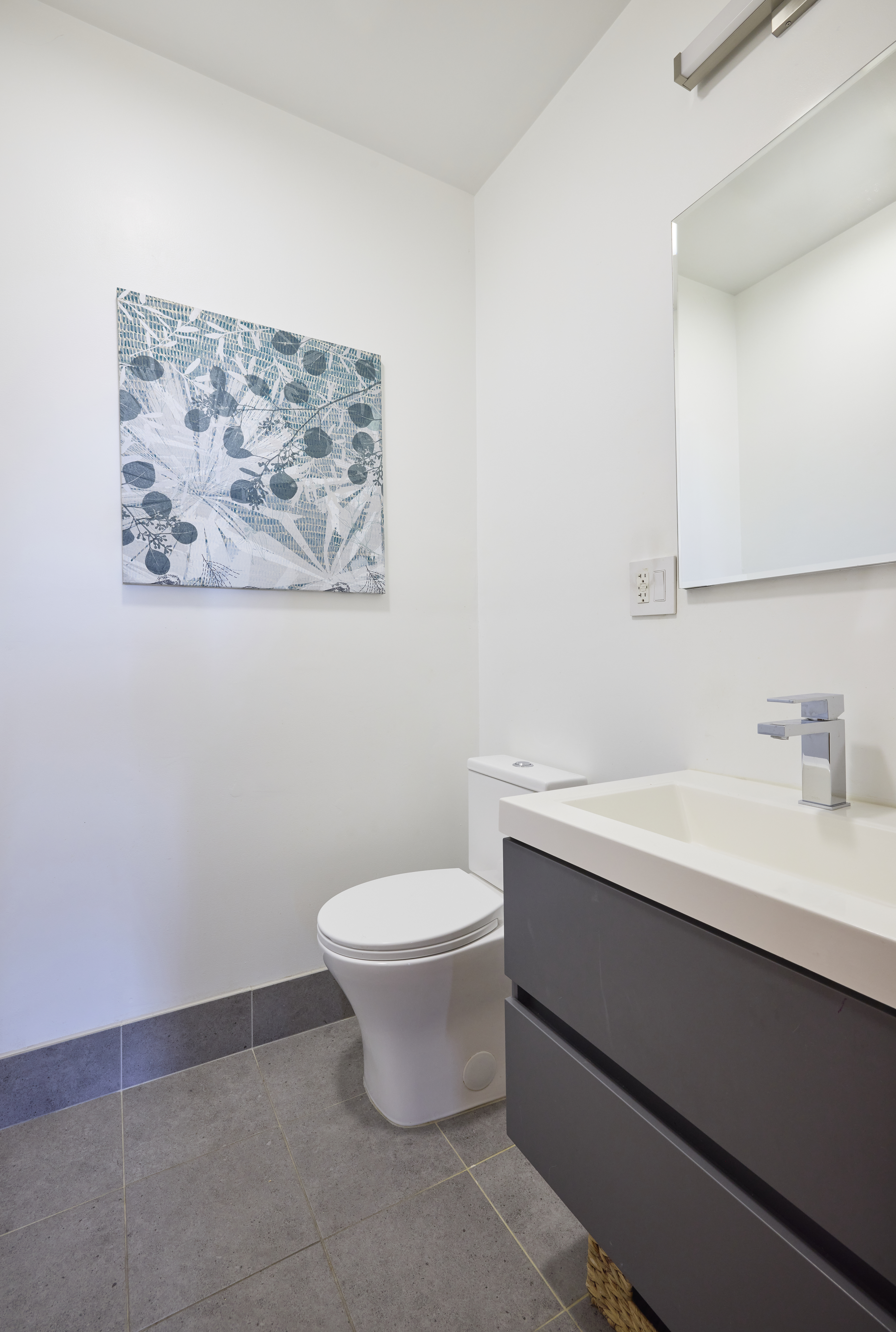 1702 8th Avenue, Unit 3 Brooklyn, NY 11215 - Photo 10 of 15 a bathroom with a toilet a sink and a mirror