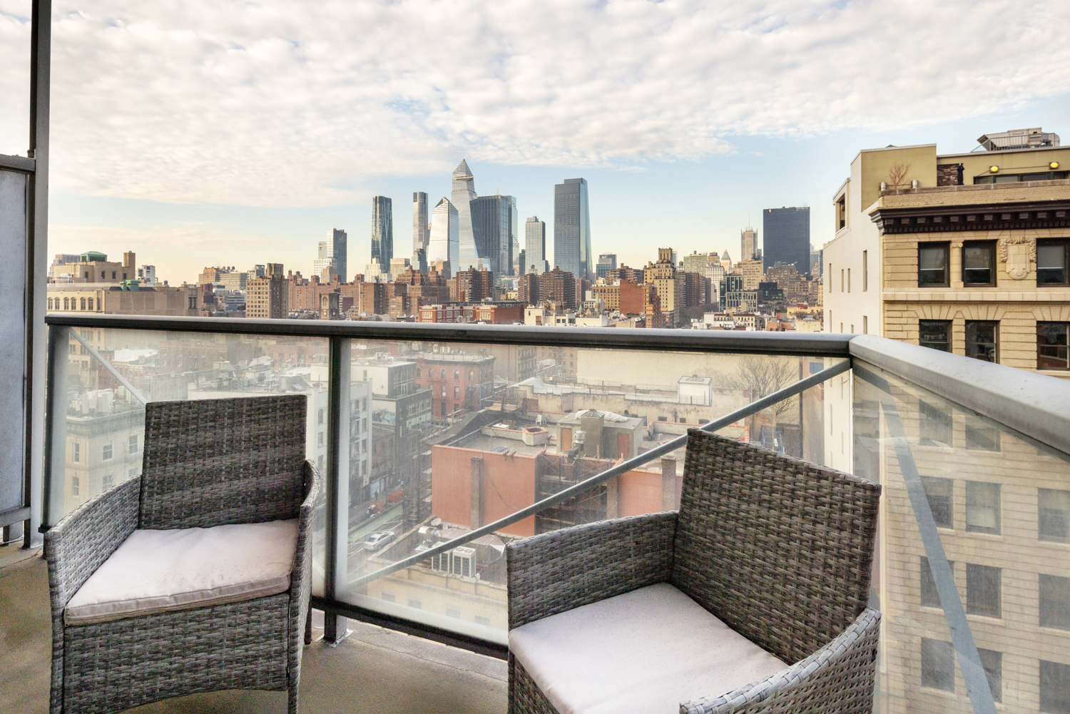 270 West 17th Street, Unit 11BC Manhattan, NY 10011 - Photo 5 of 13 a view of balcony with city view