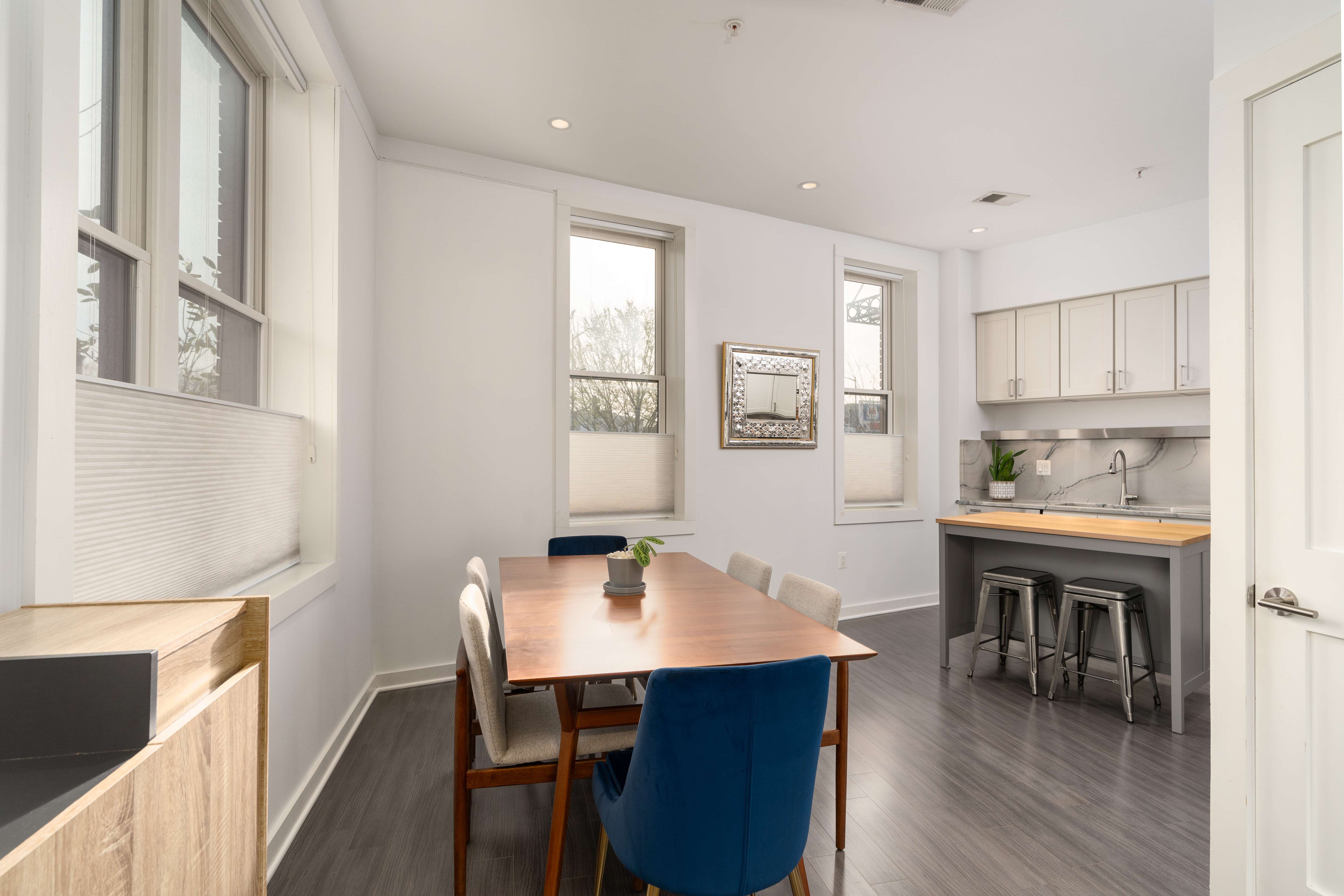 1740 New Jersey Avenue Northwest, Unit 2 Washington, DC 20001 - Photo 6 of 35 a view of a dining room with furniture and wooden floor